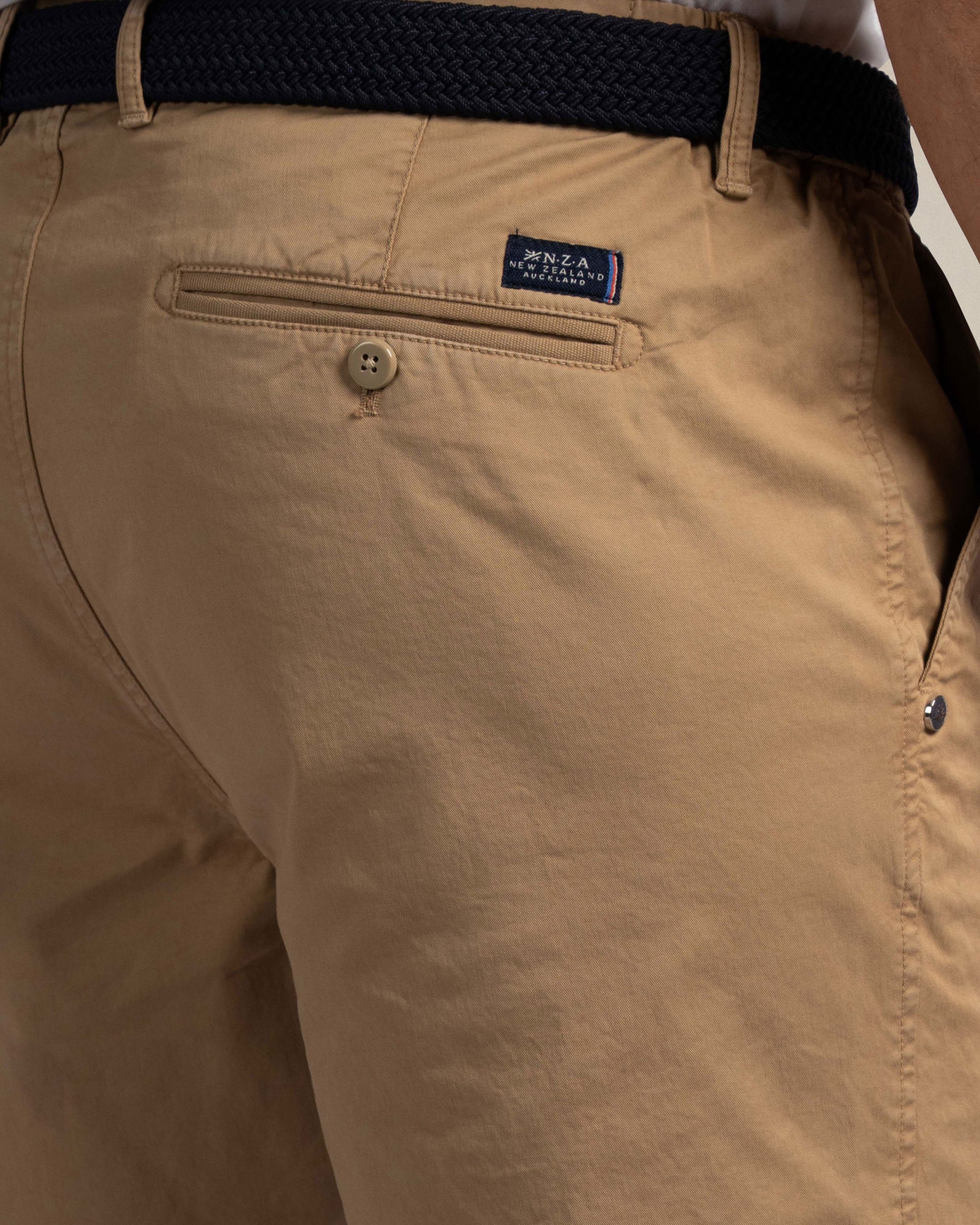 Beige Stretch-Baumwollchino-Shorts Beige Stretch-Baumwollchino-Shorts