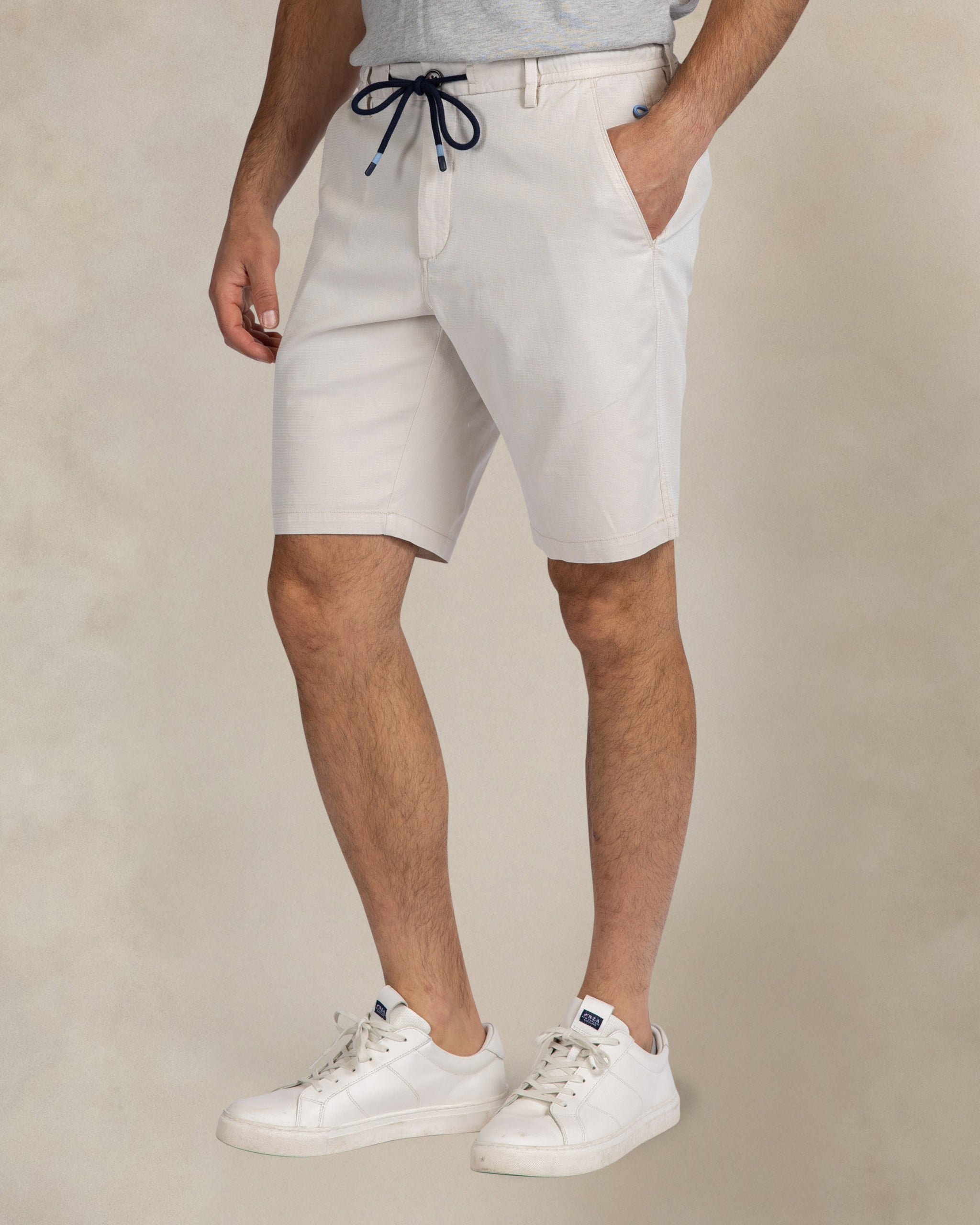 Ecru Stretch-Chino-Shorts Ecru Stretch-Chino-Shorts