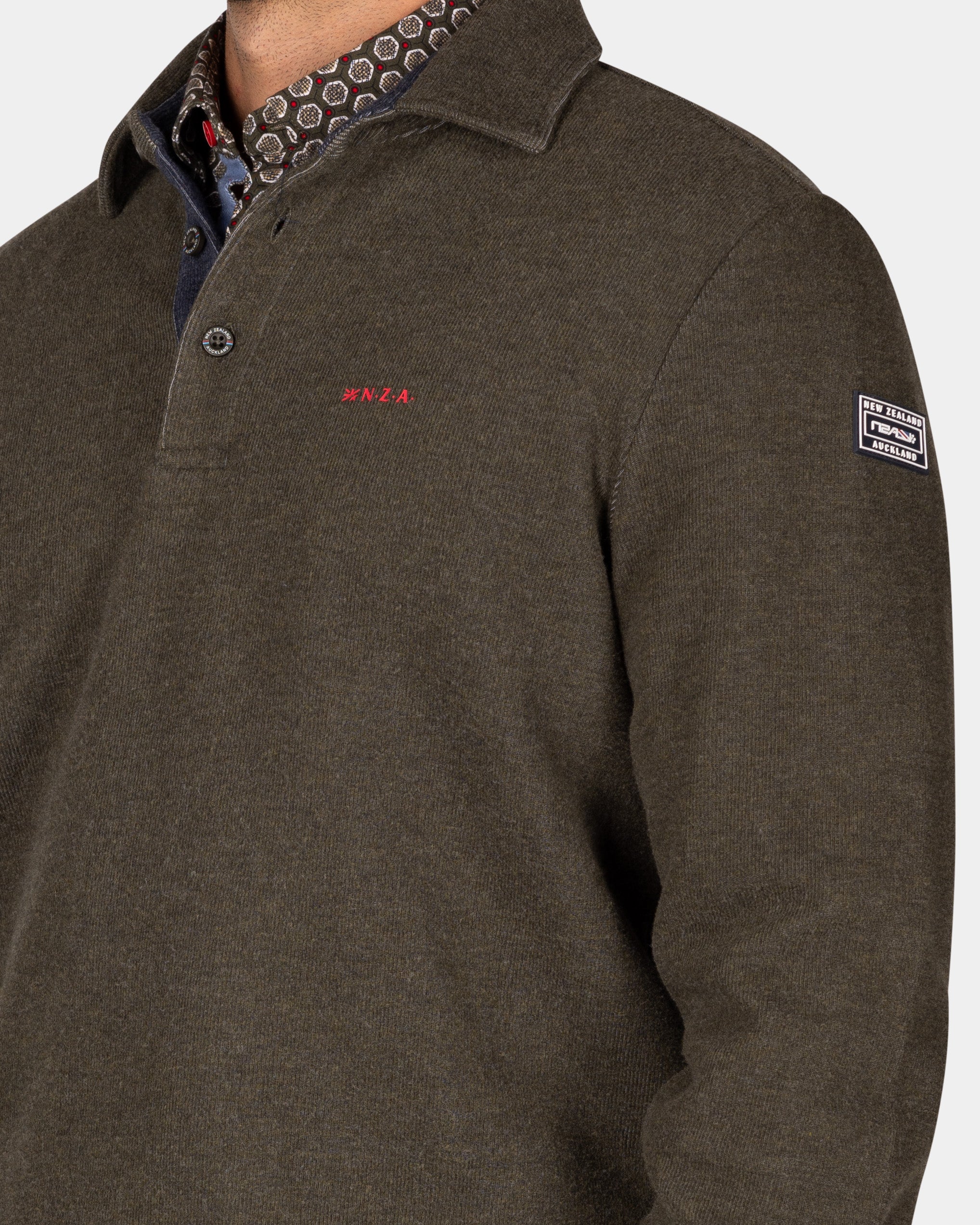 Donkergroene longsleeve rugby - Gravel Green Donkergroene longsleeve rugby - Gravel Green