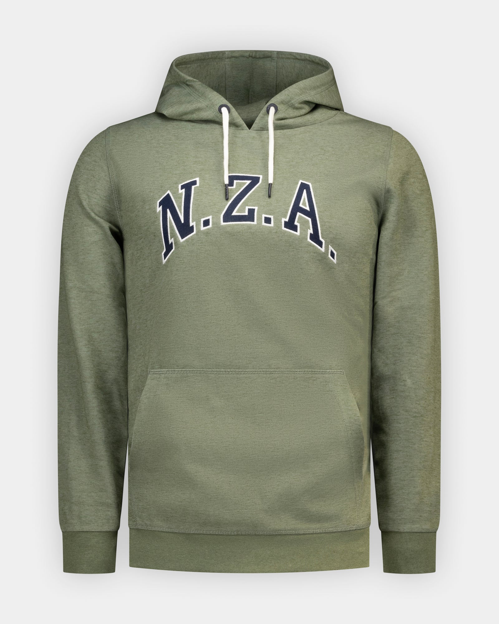 Groene katoenen logo hoodie Groene katoenen logo hoodie