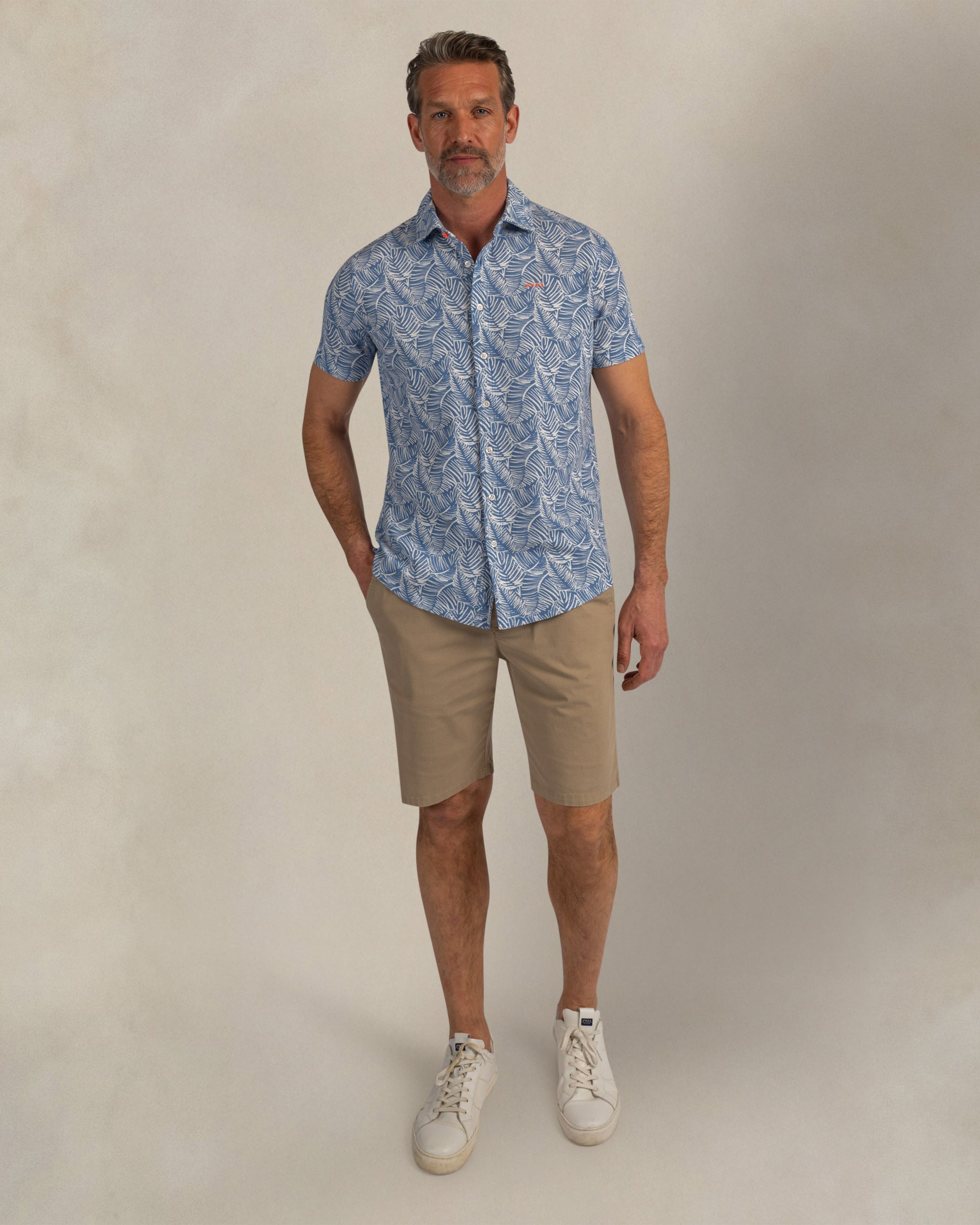 Light blue print shirt Light blue print shirt