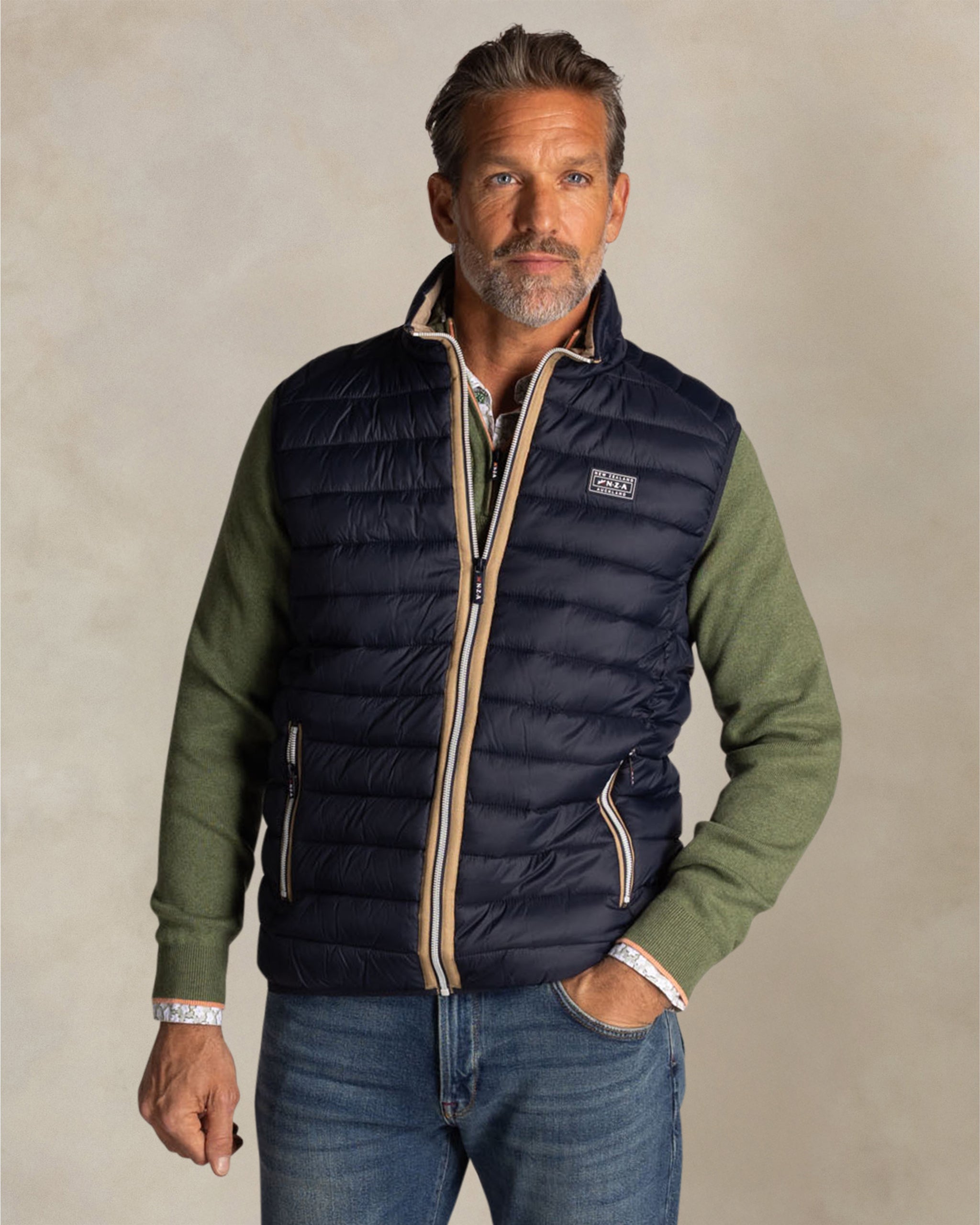 Bodywarmer bleu foncé Bodywarmer bleu foncé