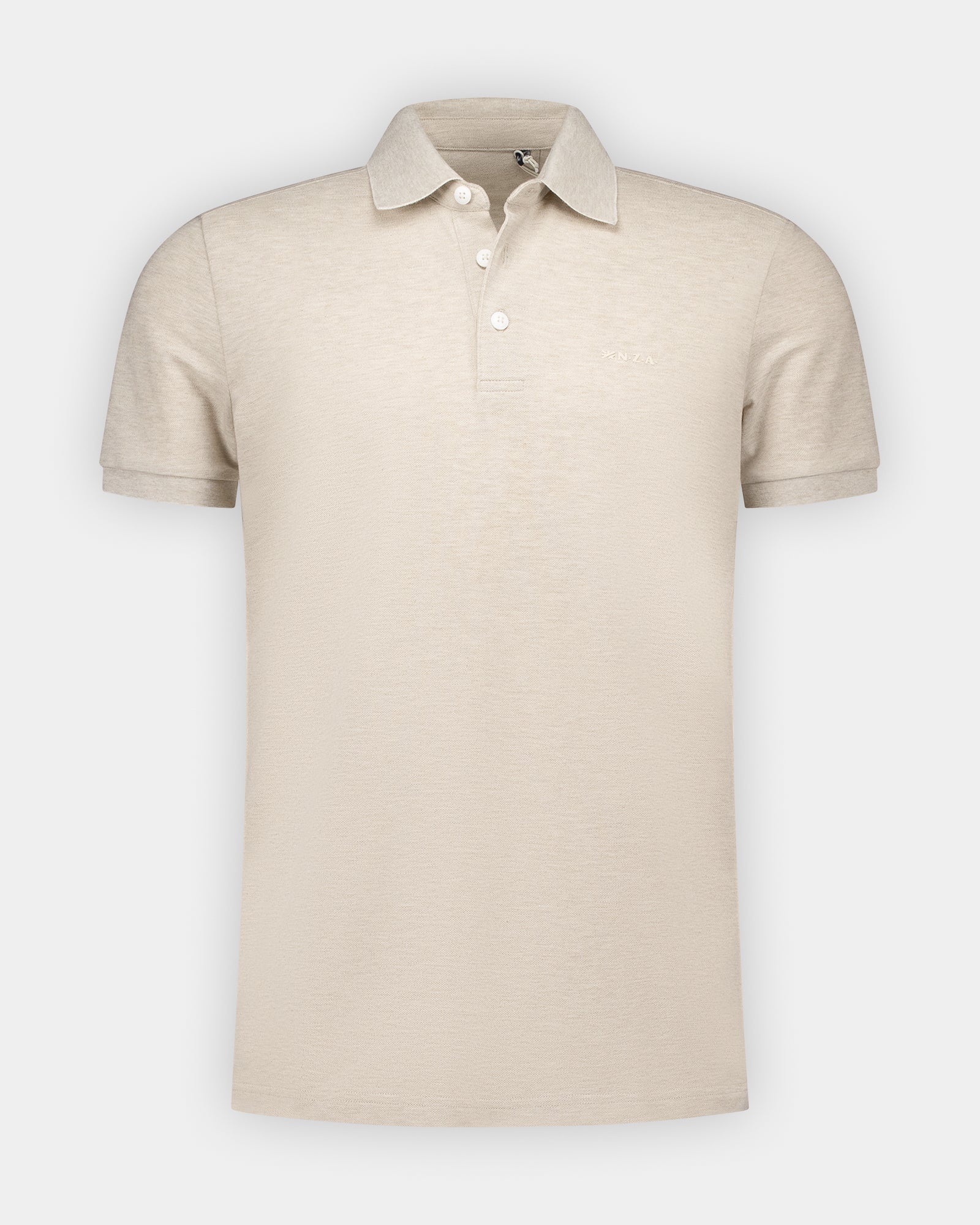 Polo de algodón elástico color crudo Polo de algodón elástico color crudo