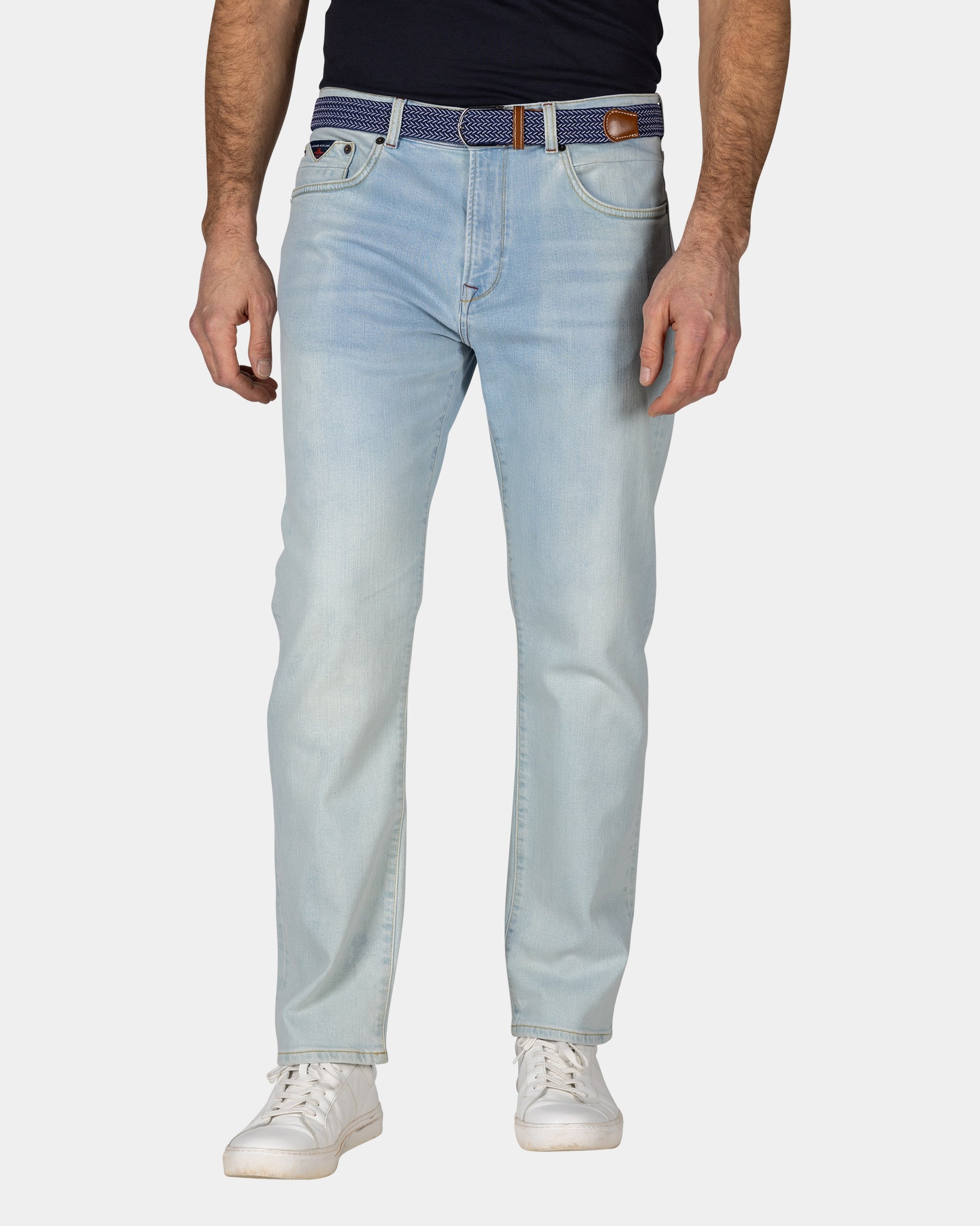 Lichtblauwe jeans met stretch Lichtblauwe jeans met stretch