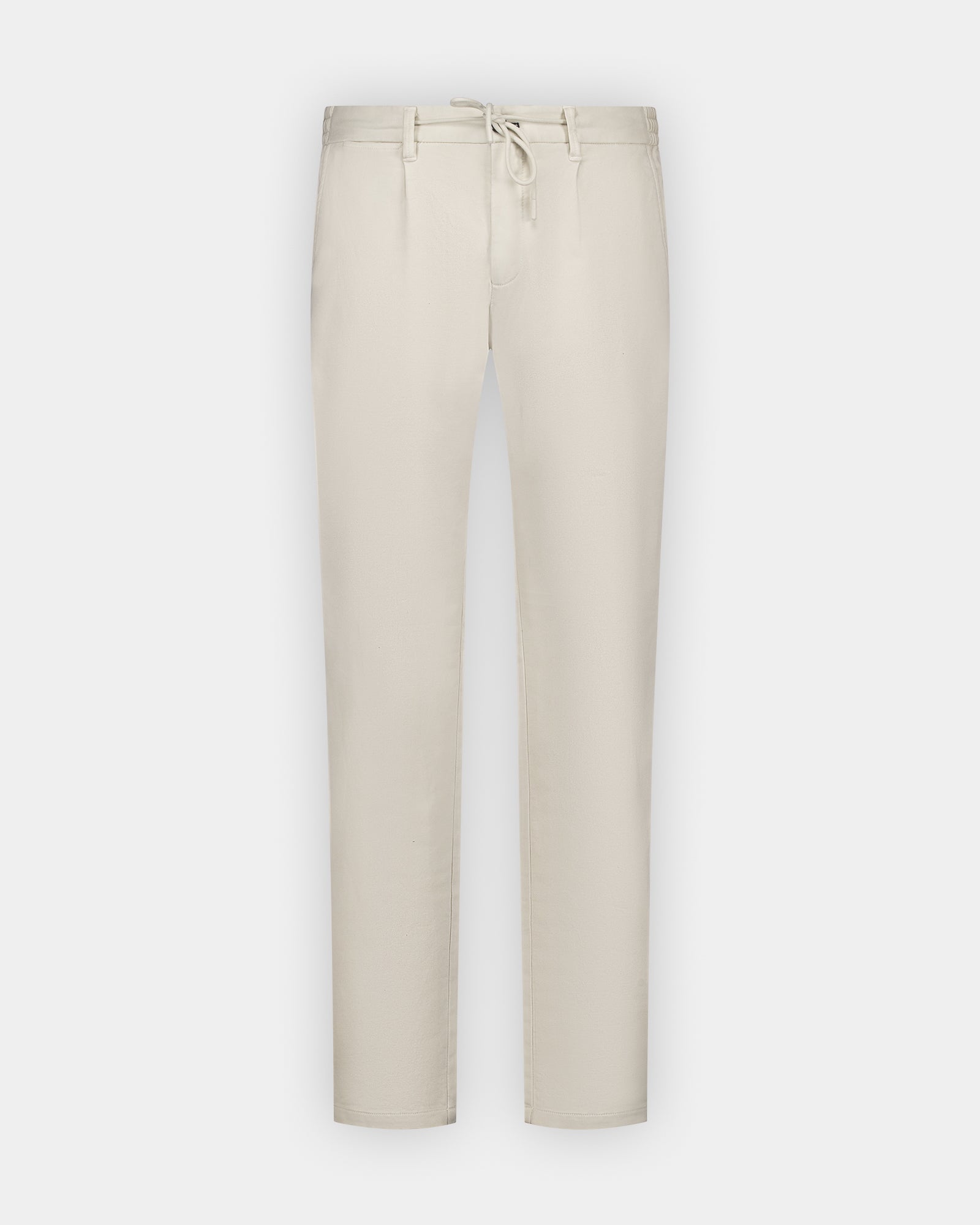 Ecru cotton stretch trousers Ecru cotton stretch trousers