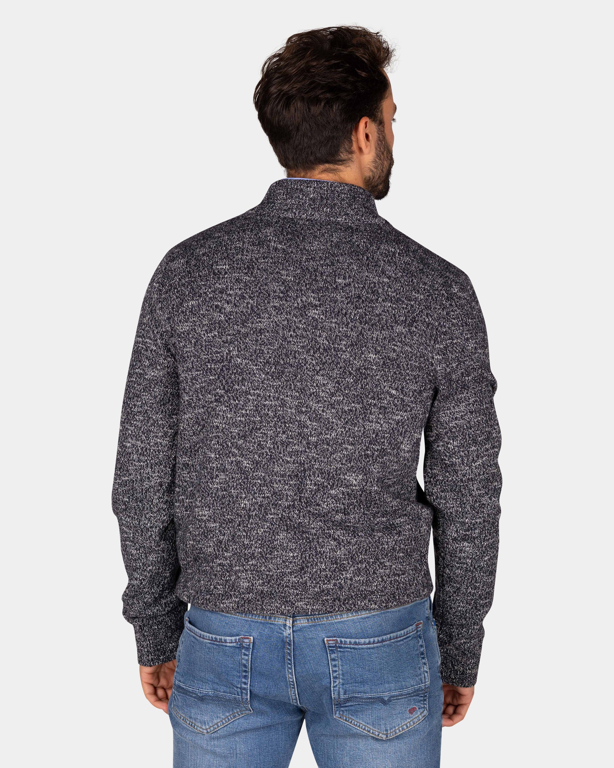Mottled dark blue sweater - Winter Navy Mottled dark blue sweater - Winter Navy