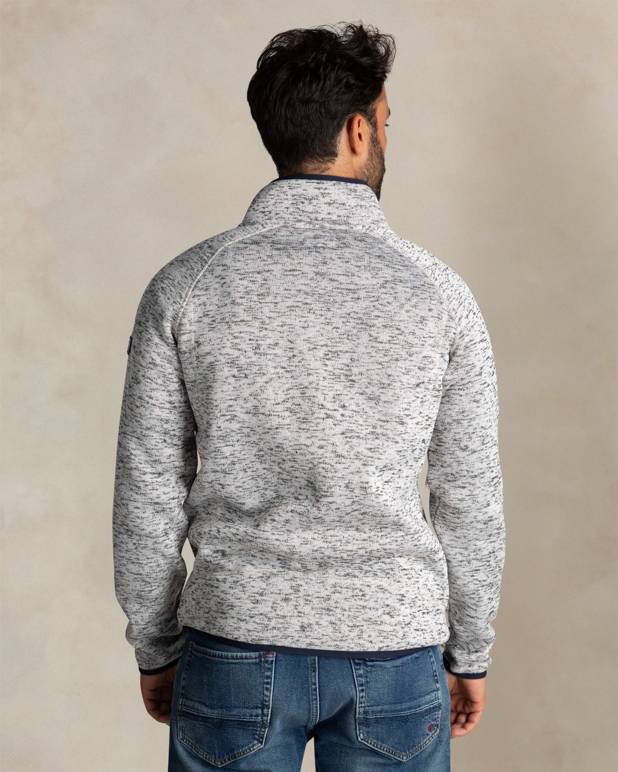 Veste zippée écru Veste zippée écru