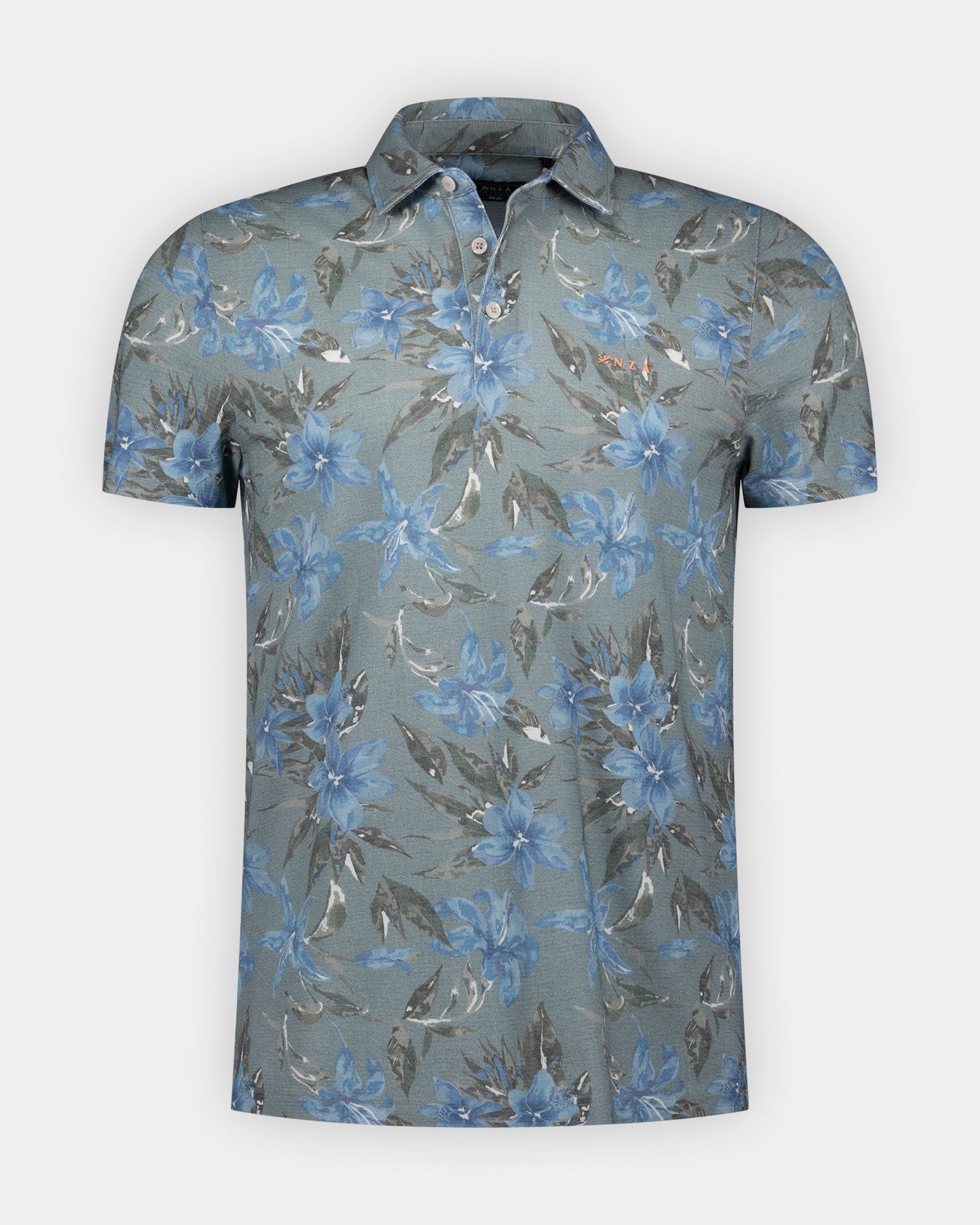 Groene 100% katoenen polo Groene 100% katoenen polo