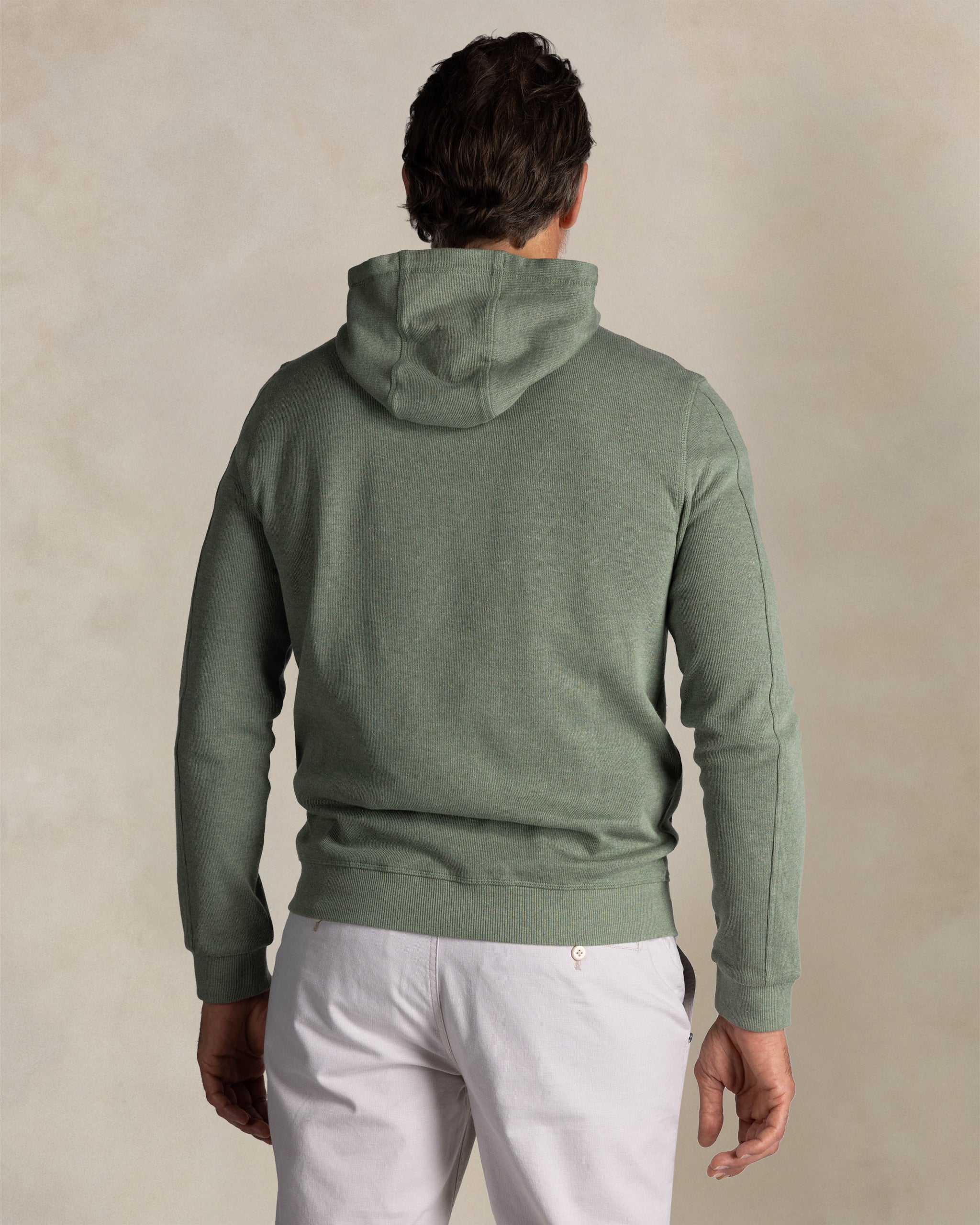 Sudadera verde de algodón Sudadera verde de algodón