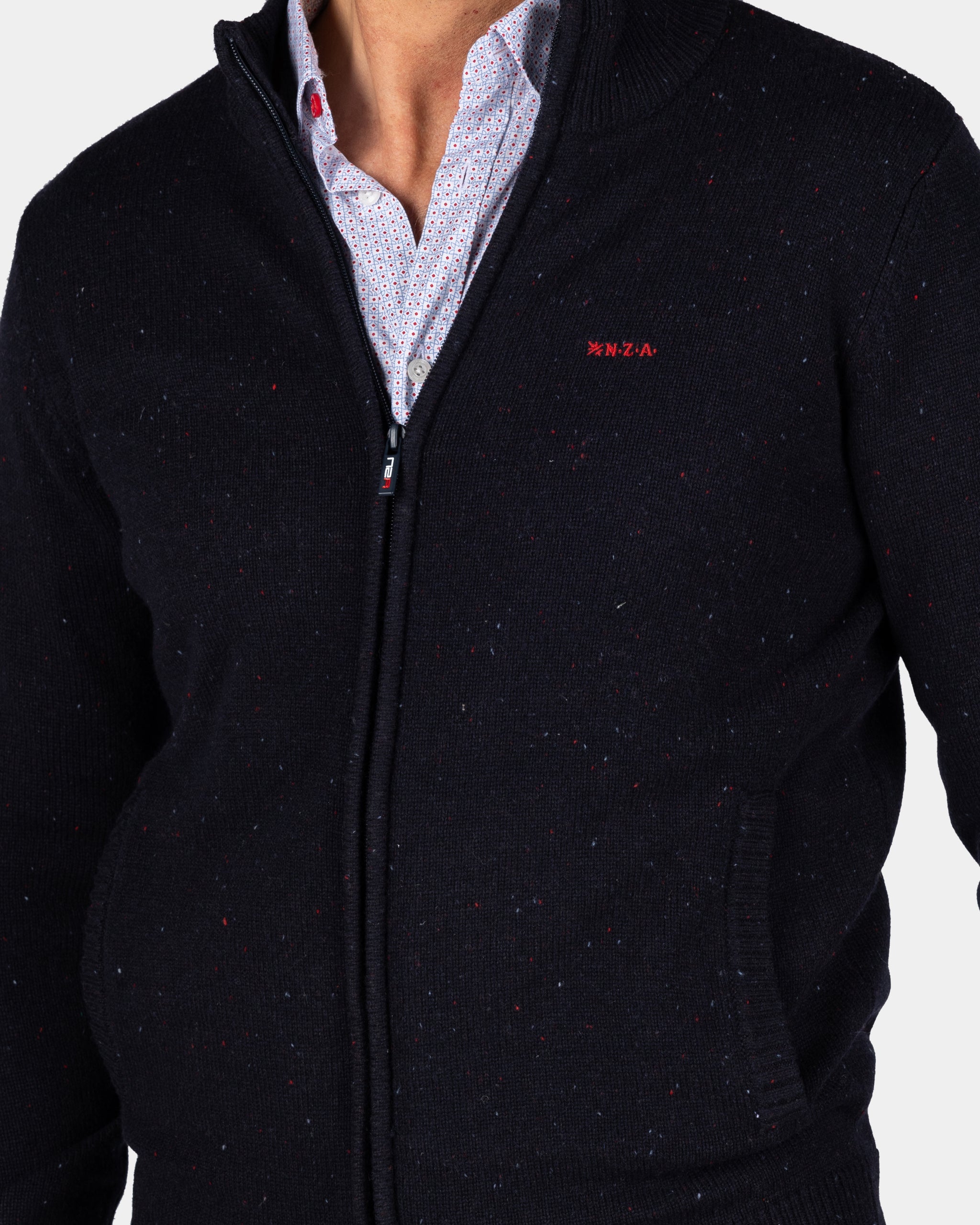 Donkerblauw wollen vest - Winter Navy Donkerblauw wollen vest - Winter Navy