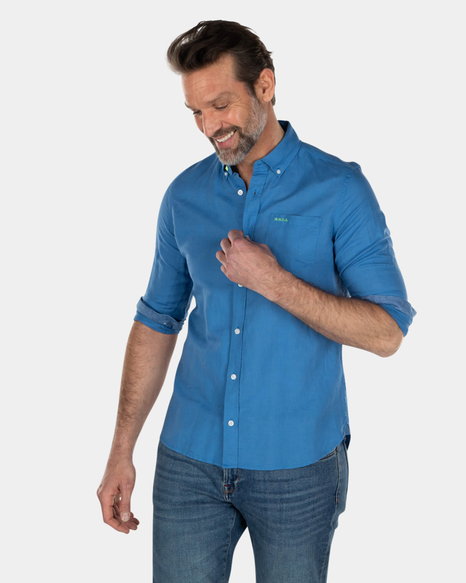 Solid coloured linen shirt Solid coloured linen shirt