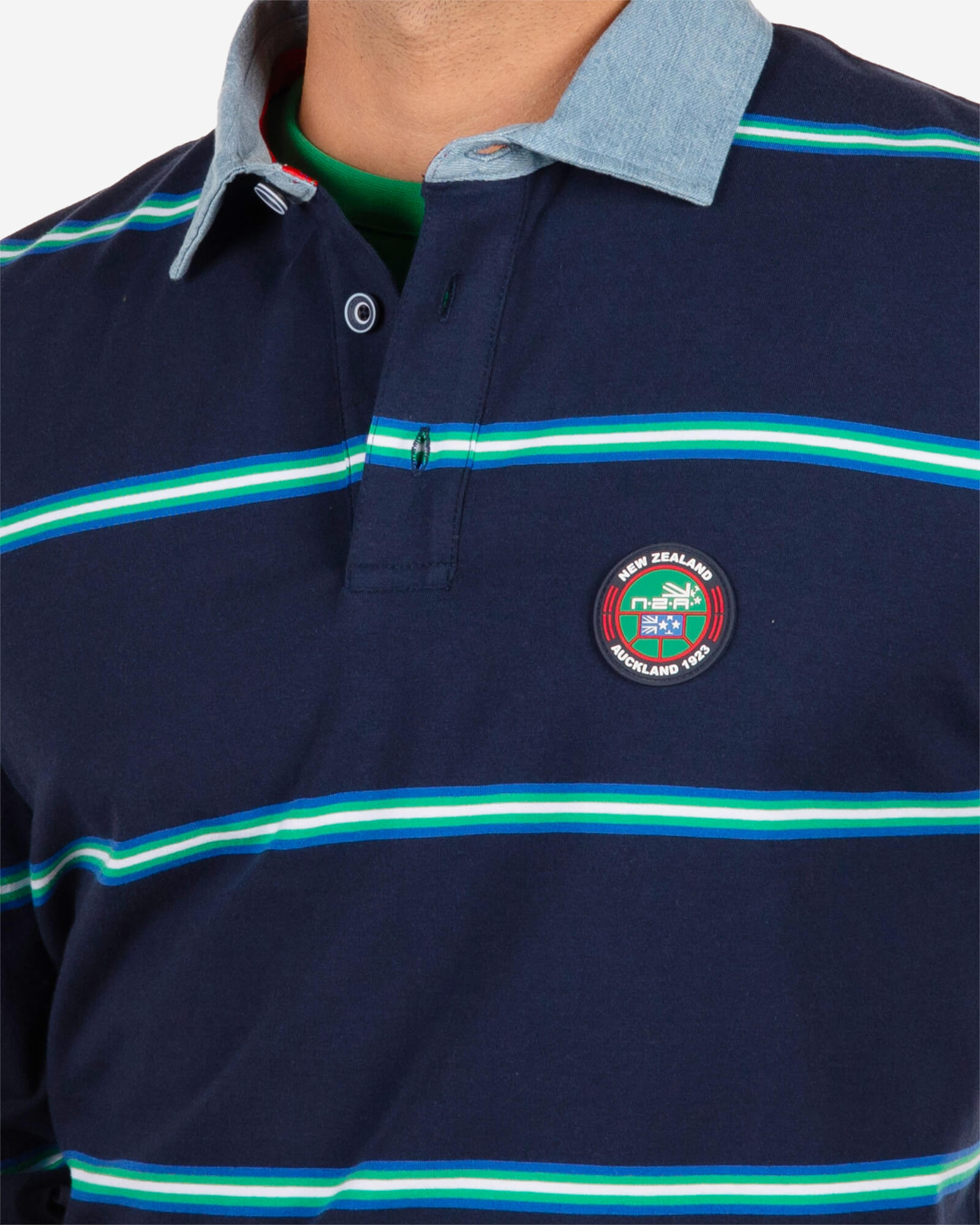 Striped rugby polo Franz Josef - Reef Navy Striped rugby polo Franz Josef - Reef Navy