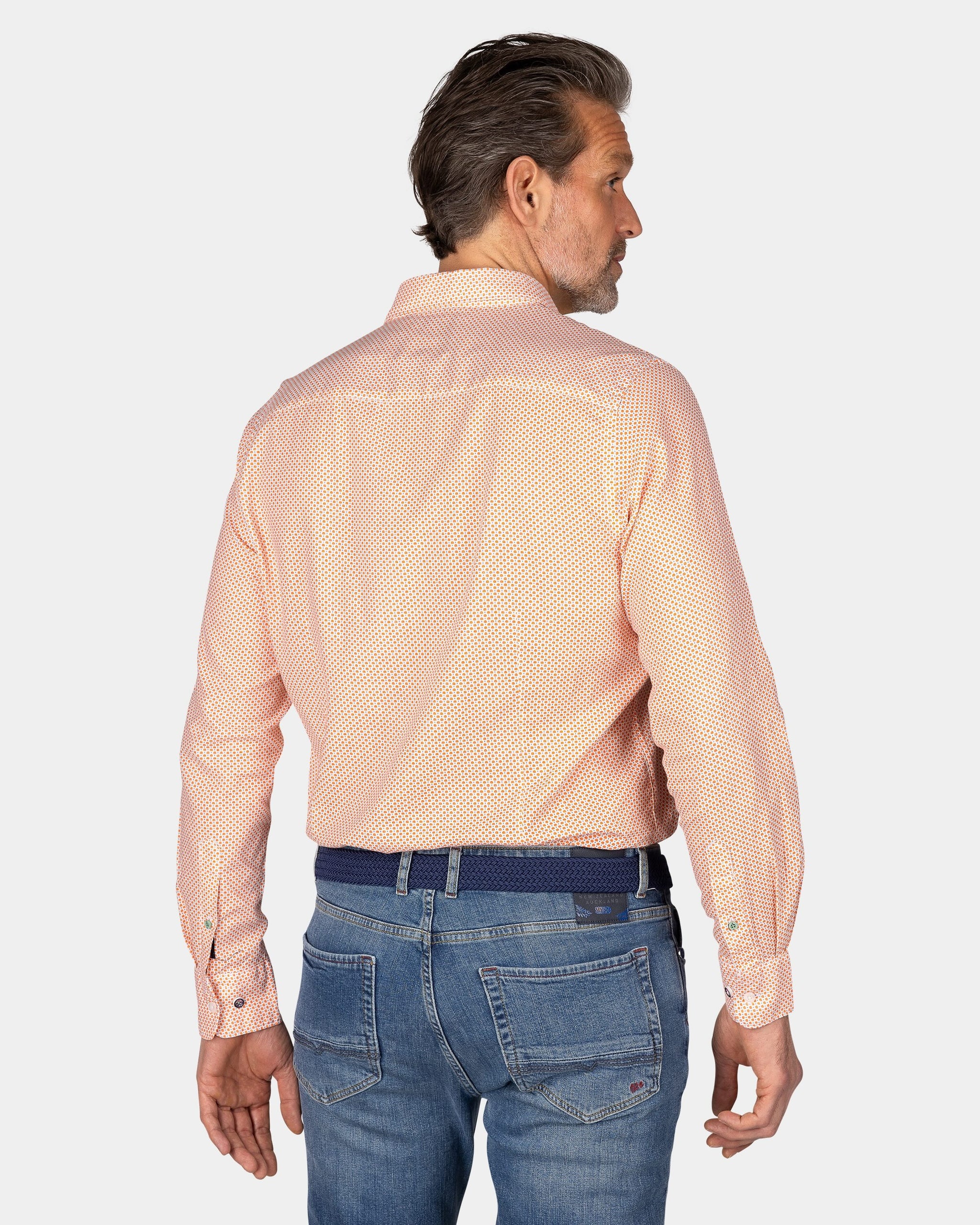 Chemise verte unie avec du lin Chemise verte unie avec du lin