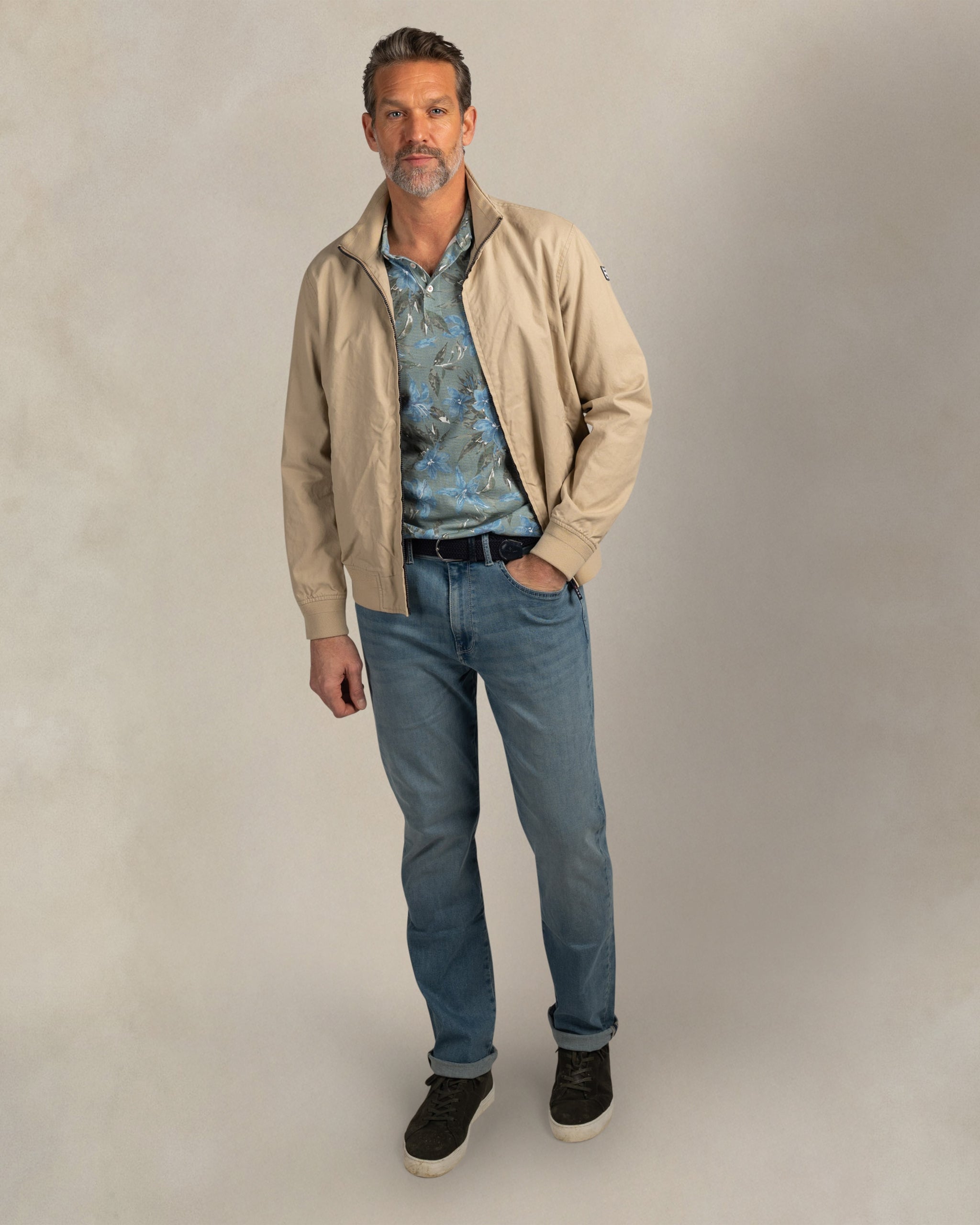 Veste en coton 100% écru Veste en coton 100% écru