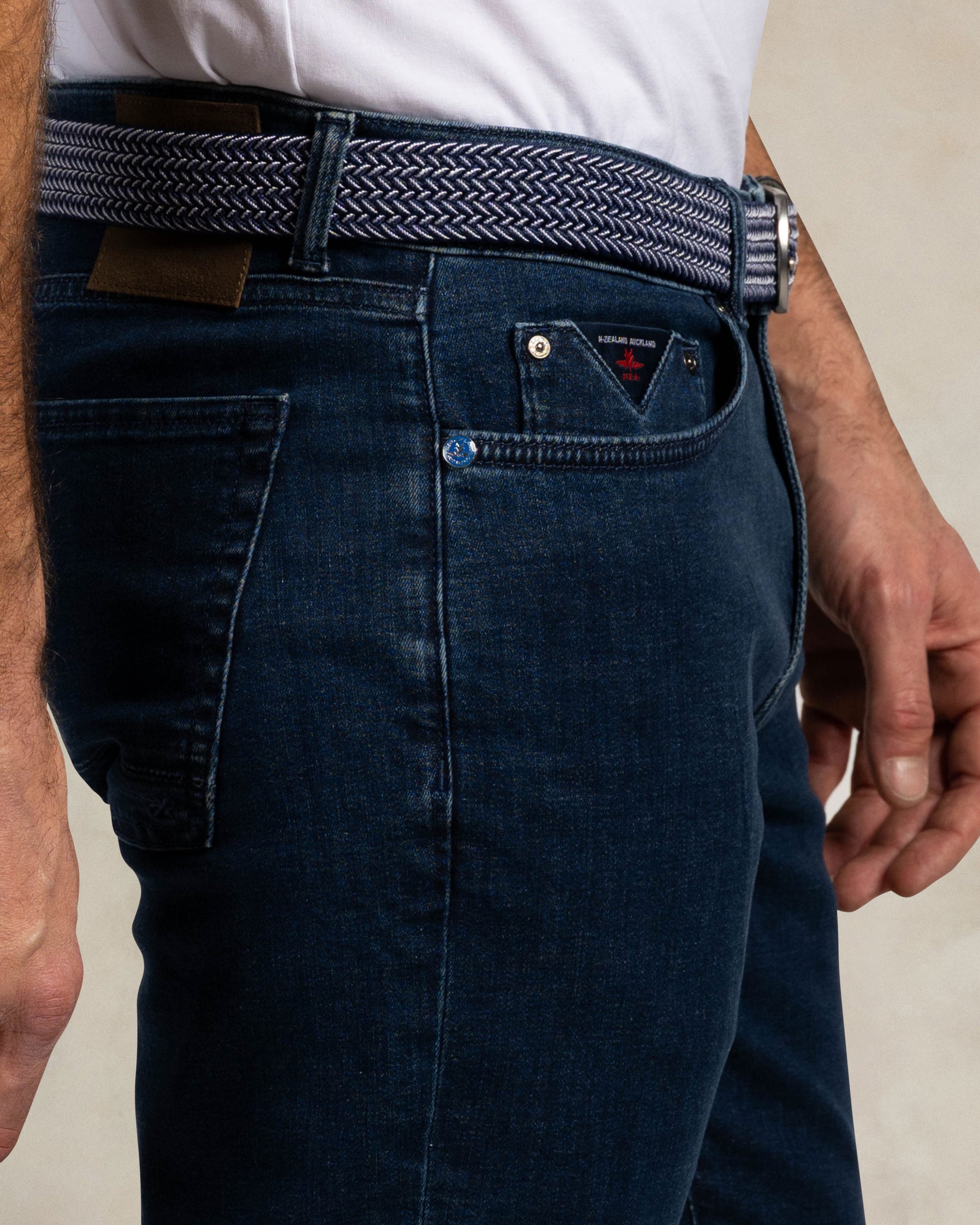 Auckland stretch 5-pocket dark wash jeans Auckland stretch 5-pocket dark wash jeans