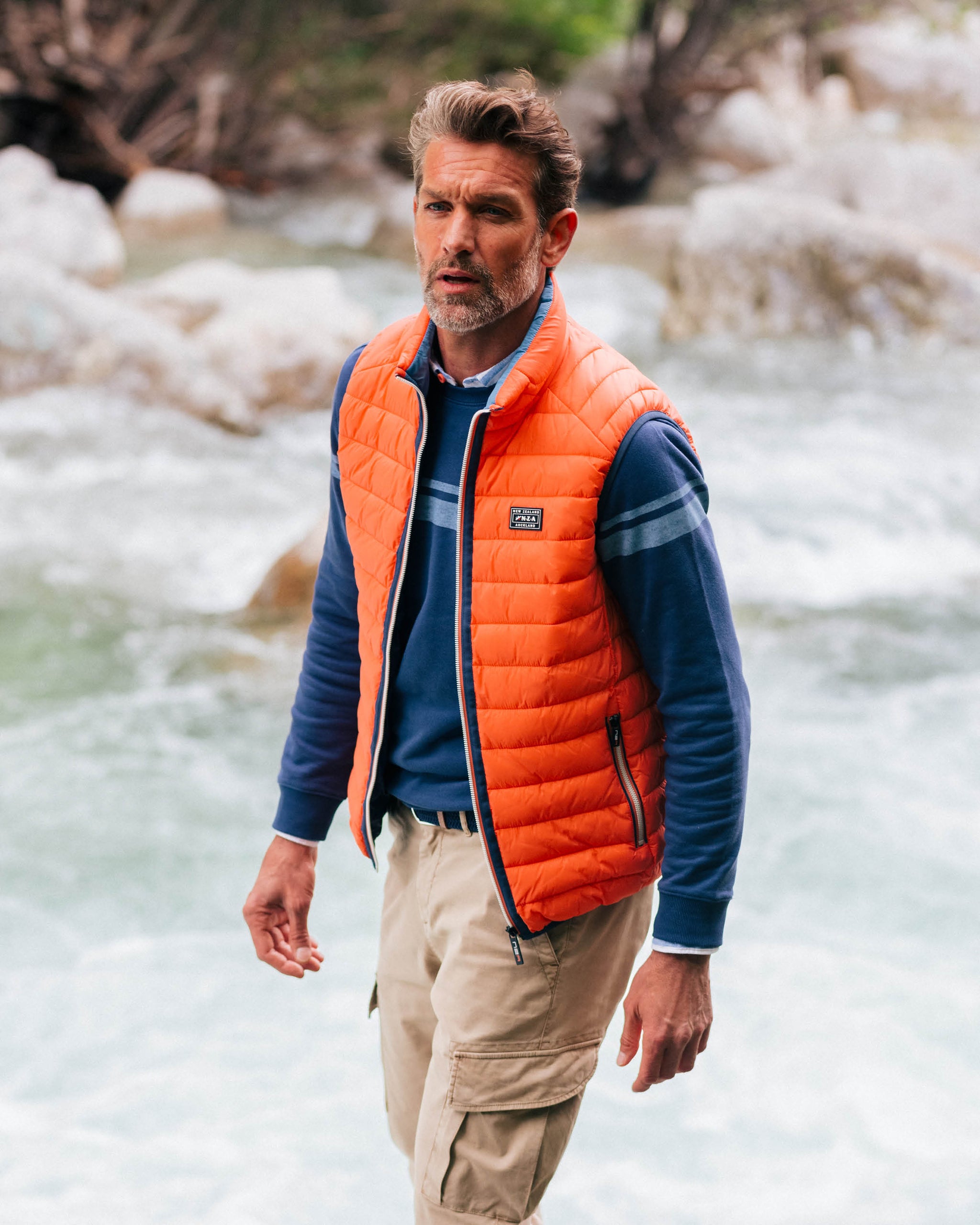 Oranje bodywarmer Oranje bodywarmer