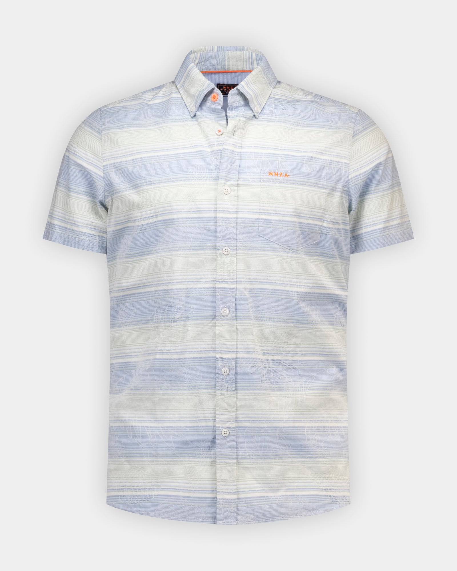 Hellblaues Leinenstreifenhemd Hellblaues Leinenstreifenhemd