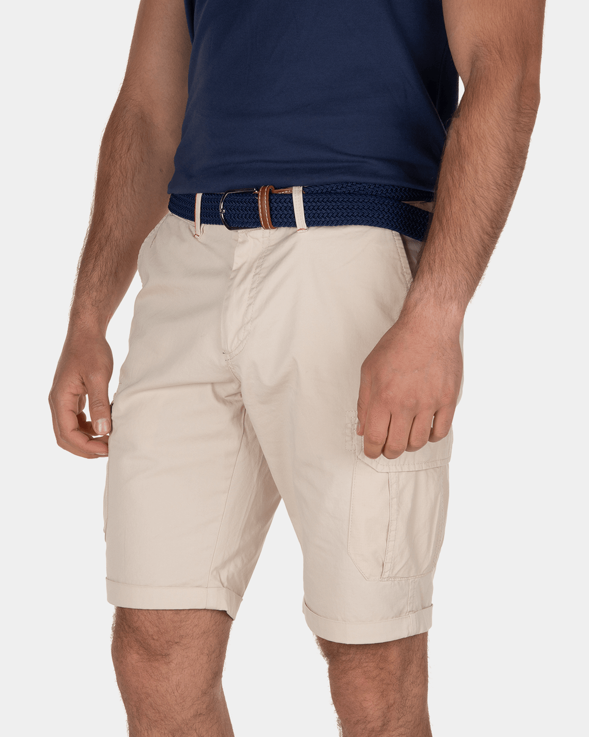 Larry Bay cargo shorts - Light Stone