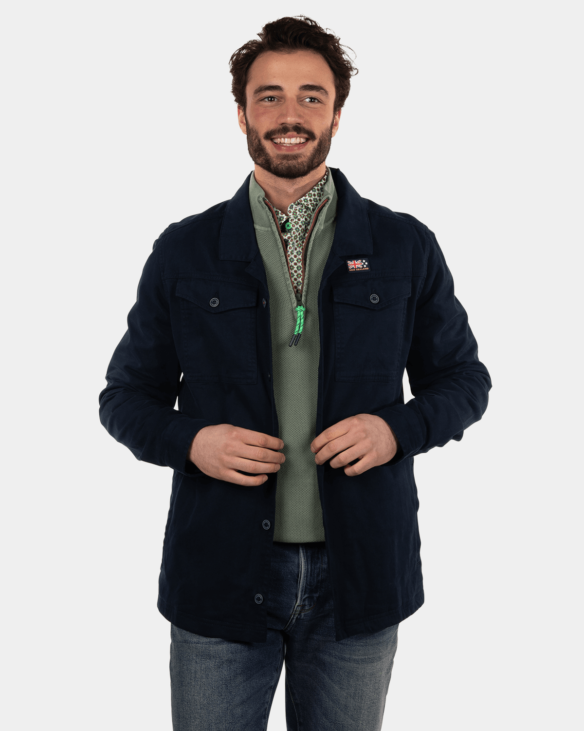 Navy summer shop jacket