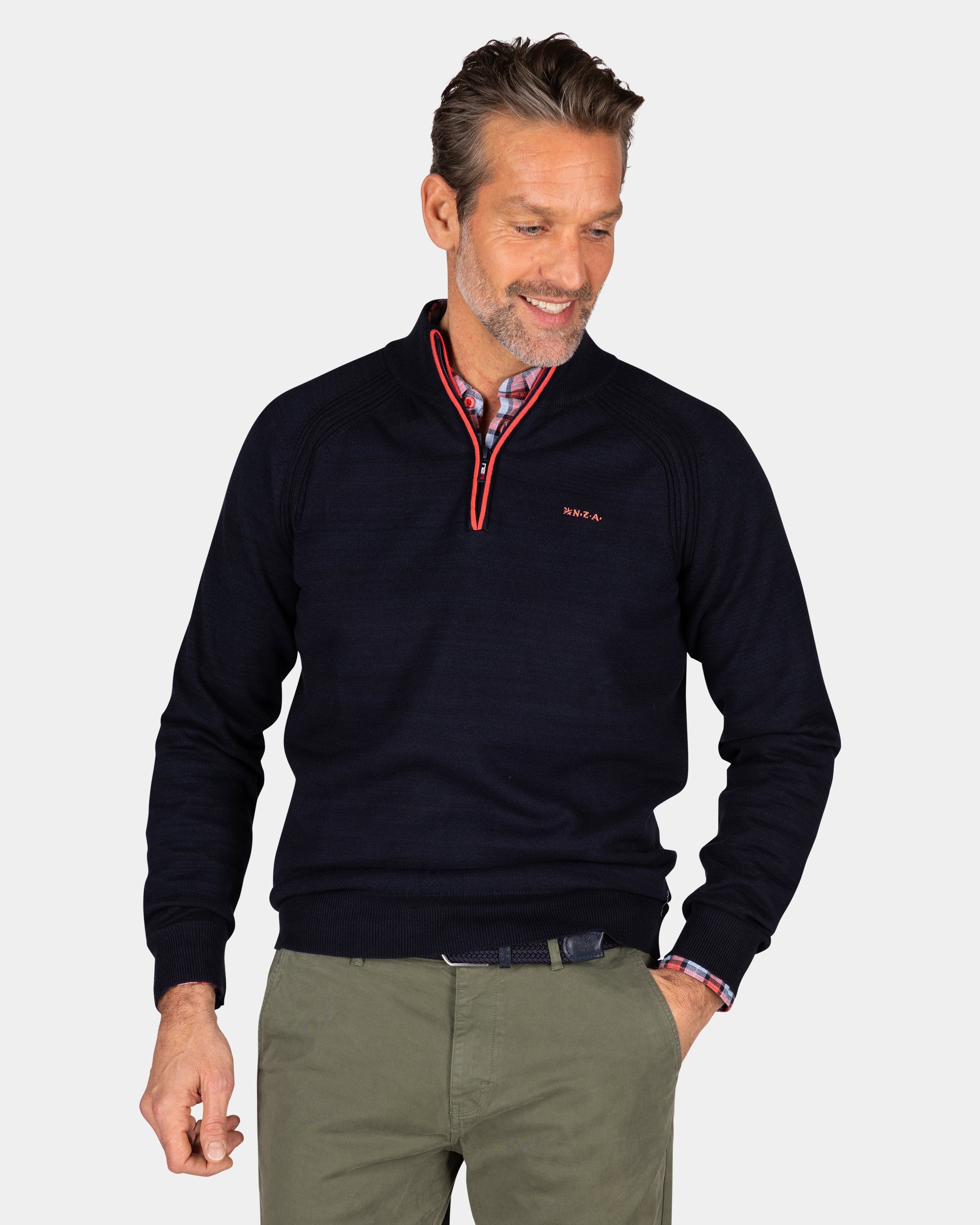 Tシャツ・アパレル KMNZ KMN HALF ZIP SWEATSHIRT - HANG OUT