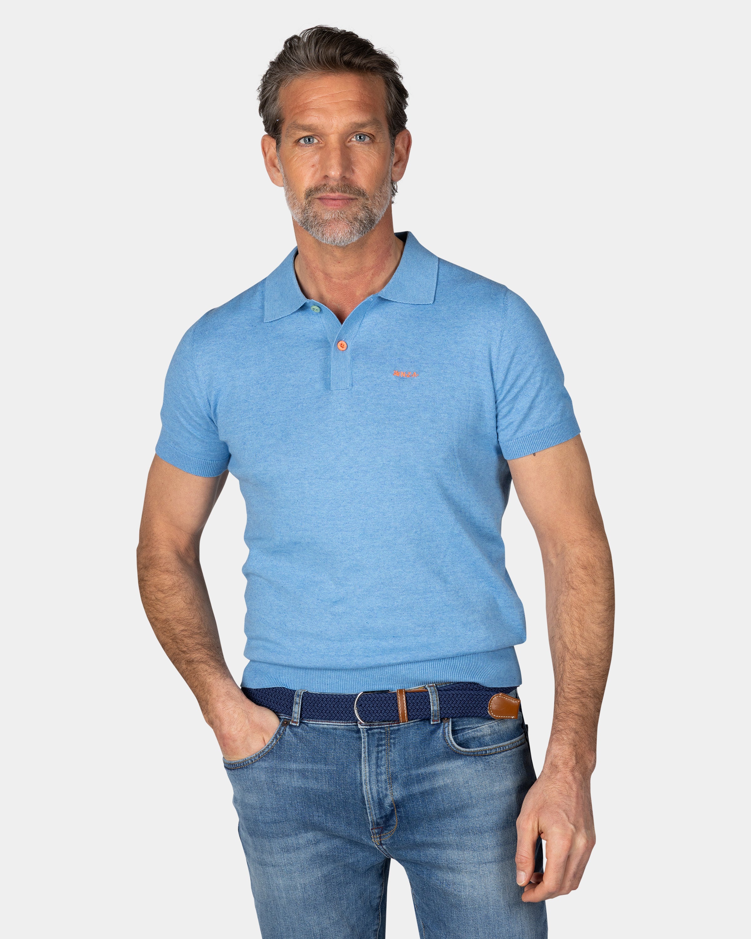 POLO パステルブルー 6204-AQU-XS-SOLID|BG6204|Ladies' Superblend S/S Pique Polo