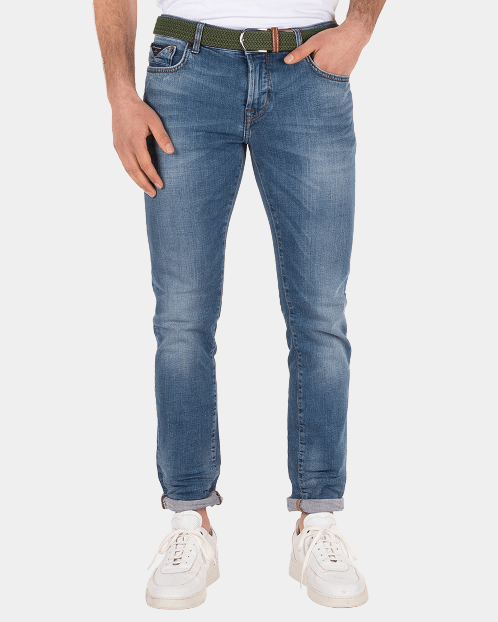 bless n° skintonejeans Gray & Blue Nº68 Overjogging Jeans by Bless on Sale