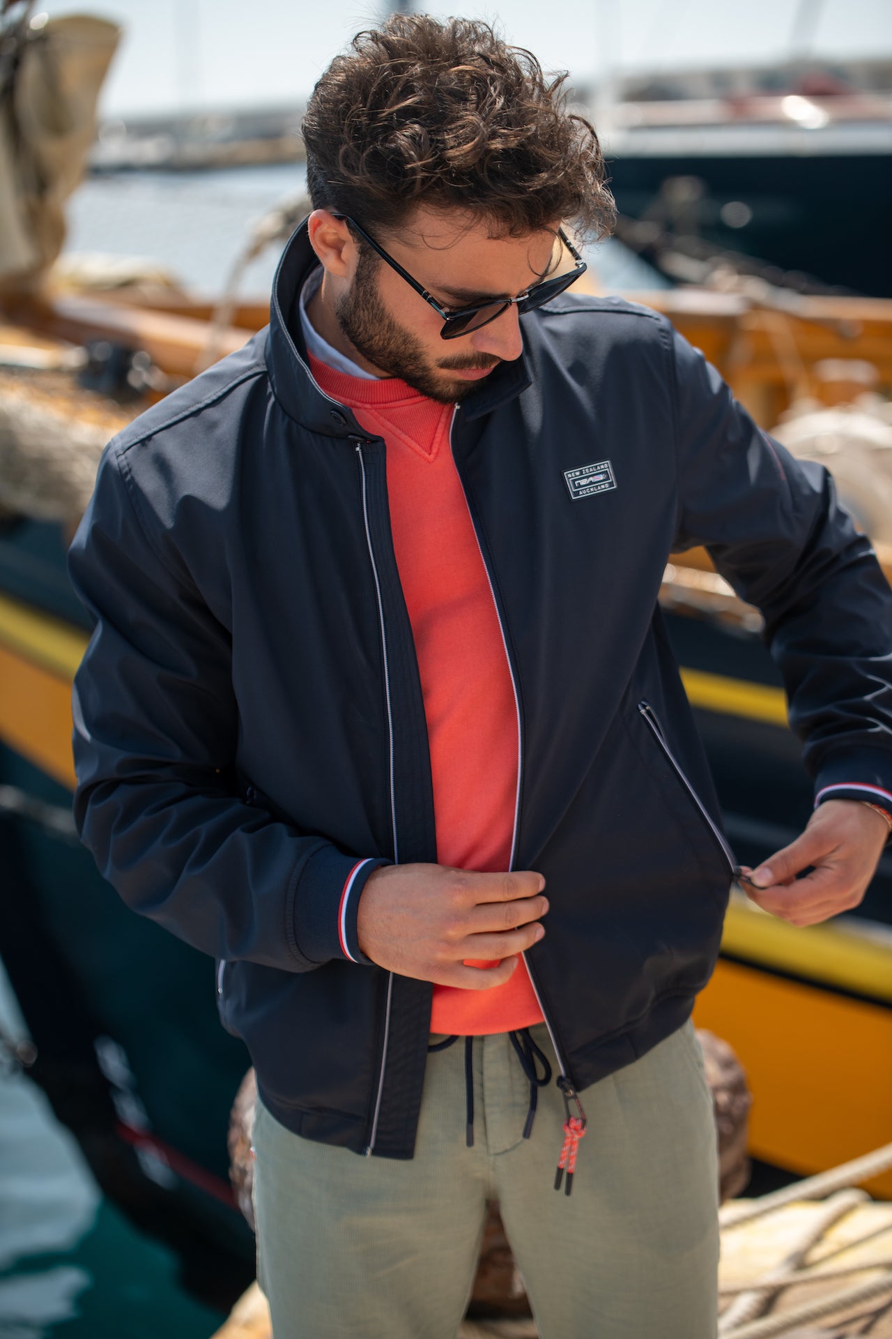 Windproof bomberjack - Traditional Navy | NZA New Zealand Auckland