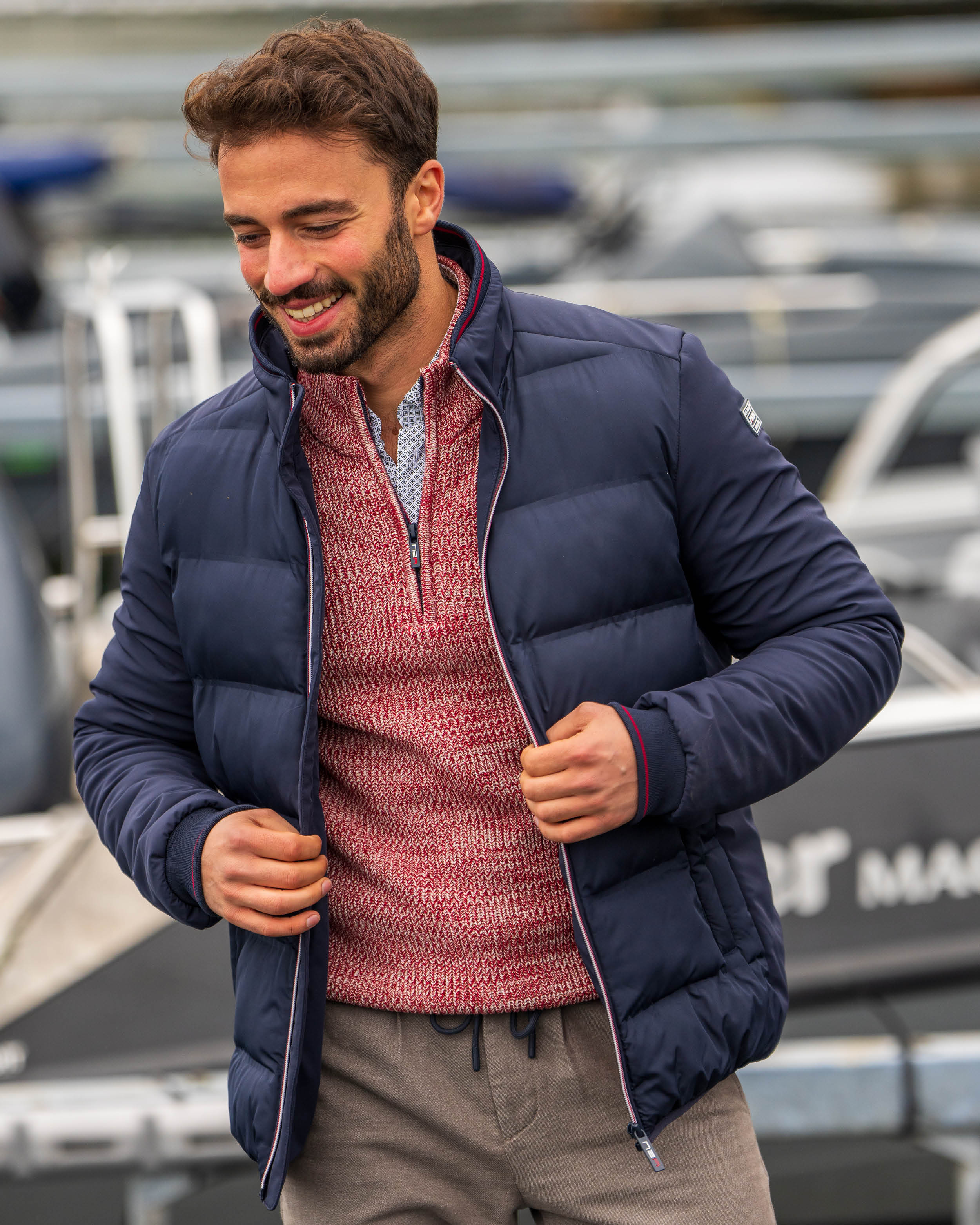 Chaqueta acolchada azul | NZA New Zealand Auckland