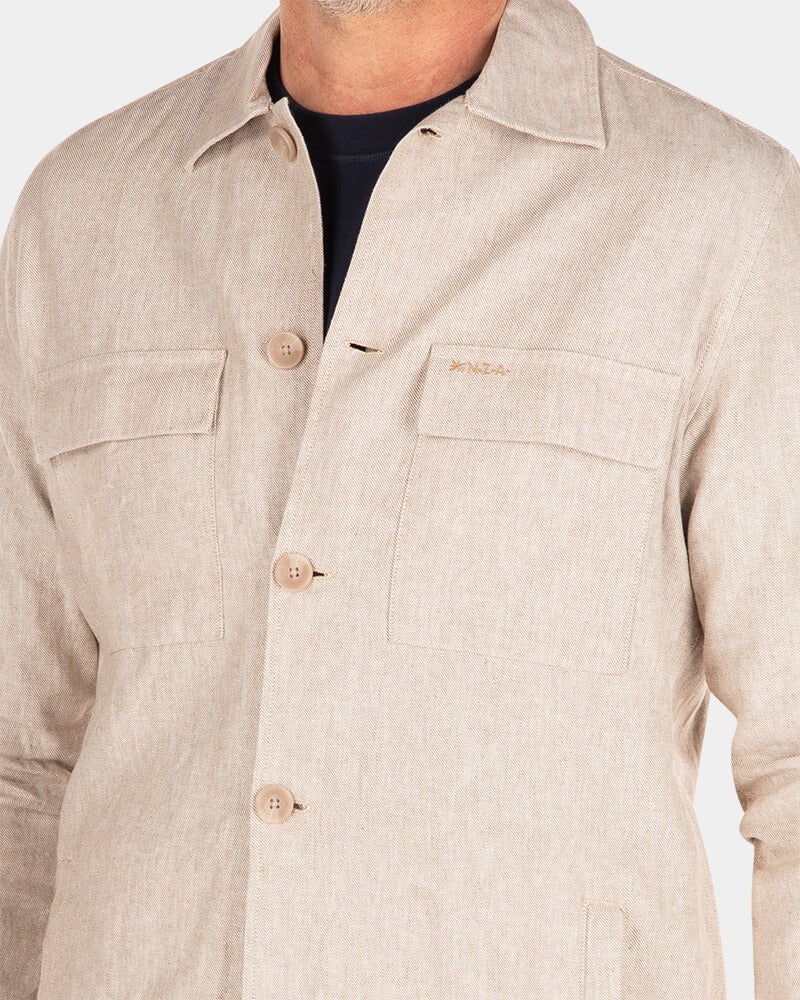 SCHNAYDERMAN’S LINEN OVERSHIRT 40 M-Lサイズ SCHNAYDERMAN'S LINEN OVERSHIRT 40 M-Lサイズ
