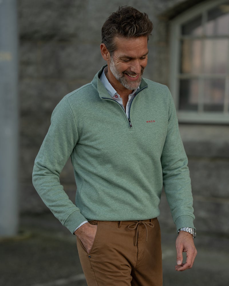 Green half zip sweater | NZA New Zealand Auckland