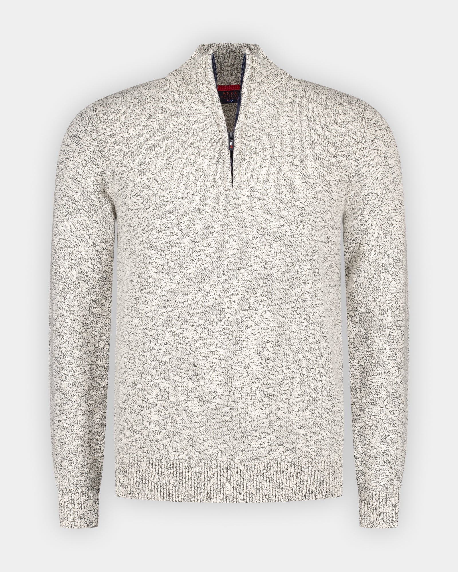 Groene katoenen half zip trui | NZA New Zealand Auckland