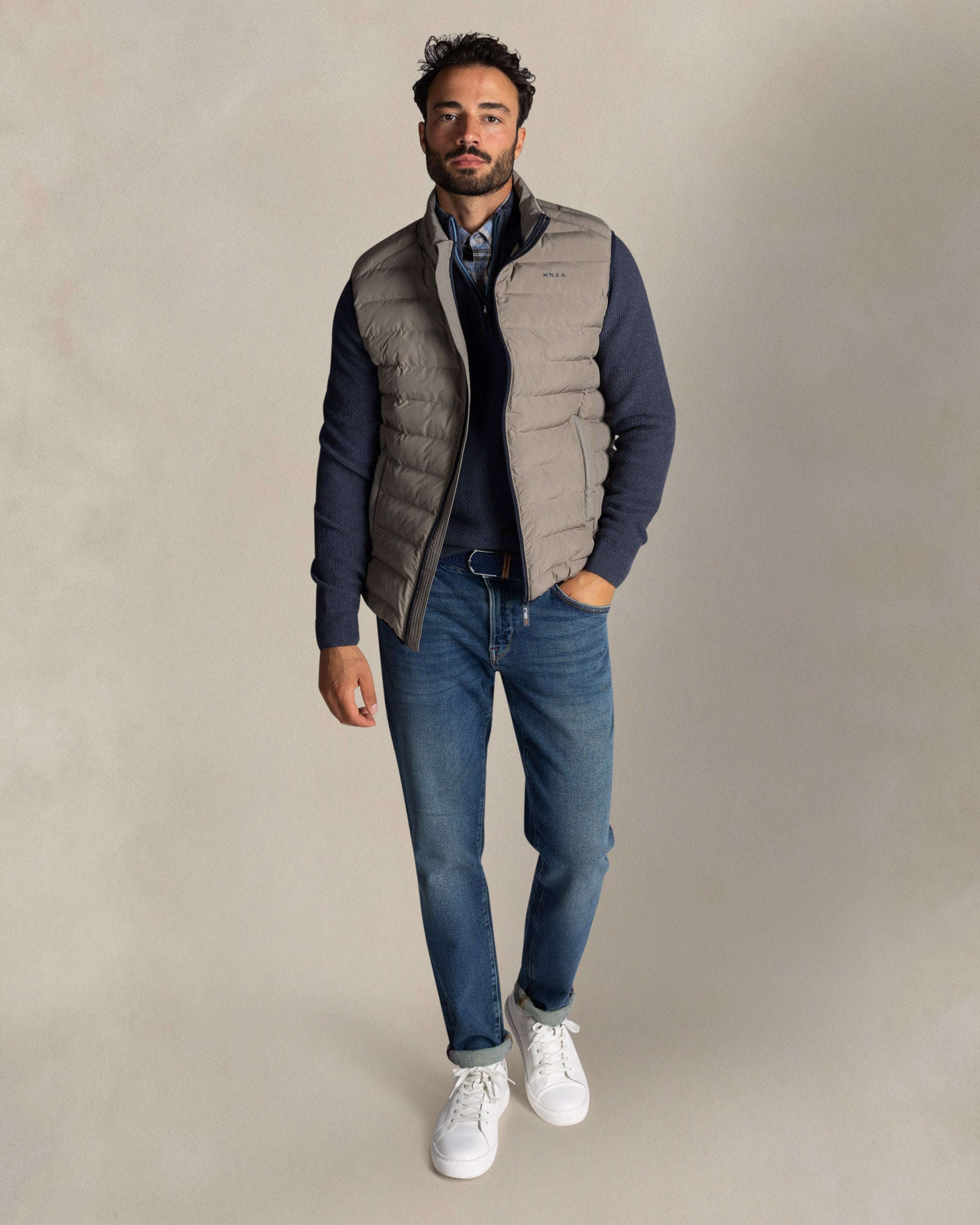 レディース ECRU Rich Frill Gilet