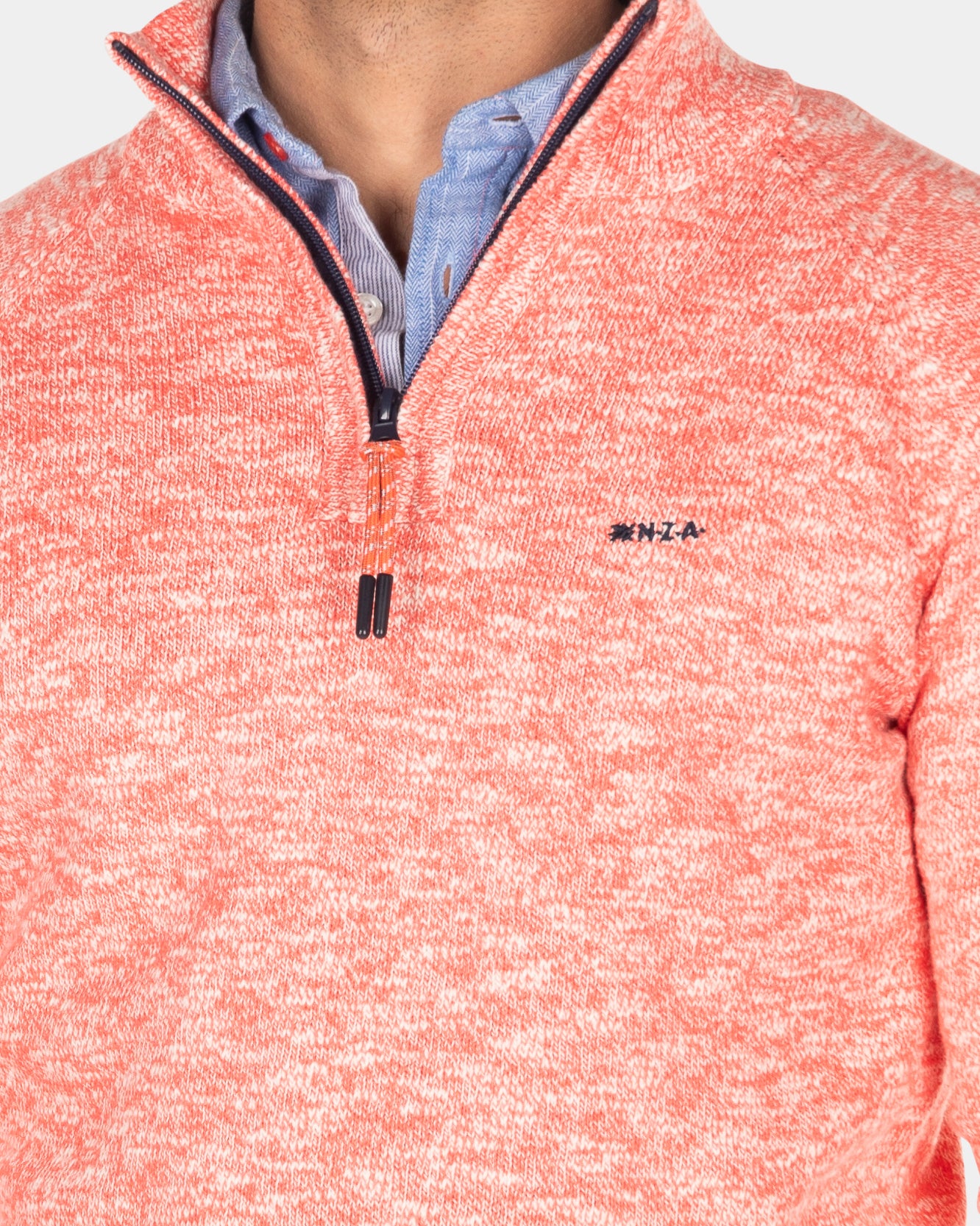 Polaire Homme St. John's Bay, Motif écossais Rouge, Fermeture Zip 1/4, Taille XLT