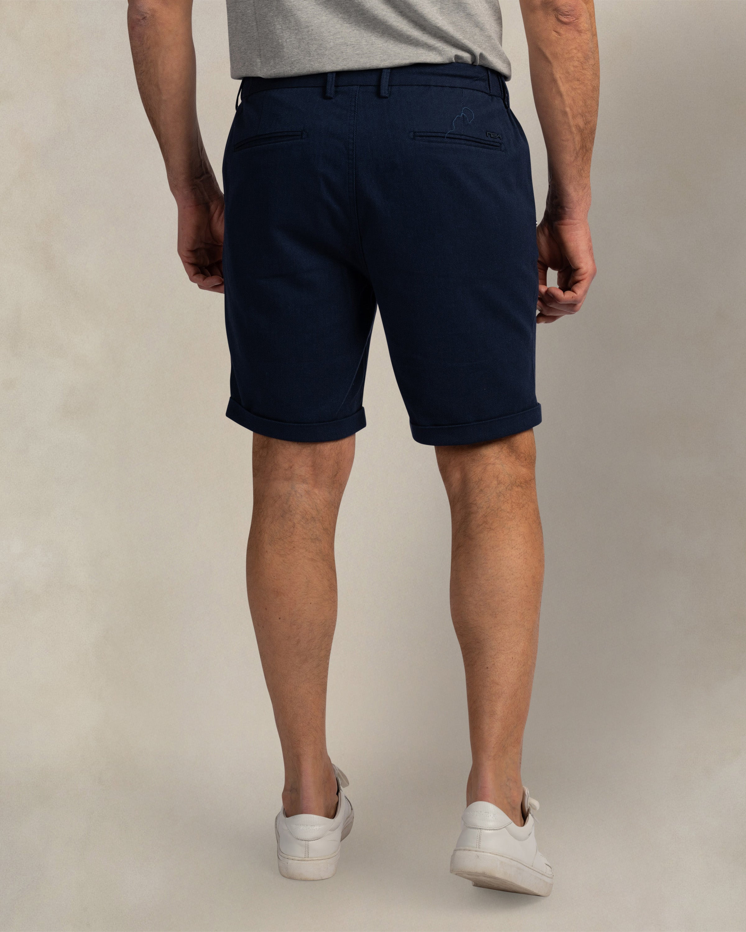 Dark blue cotton stretch shorts | NZA New Zealand Auckland