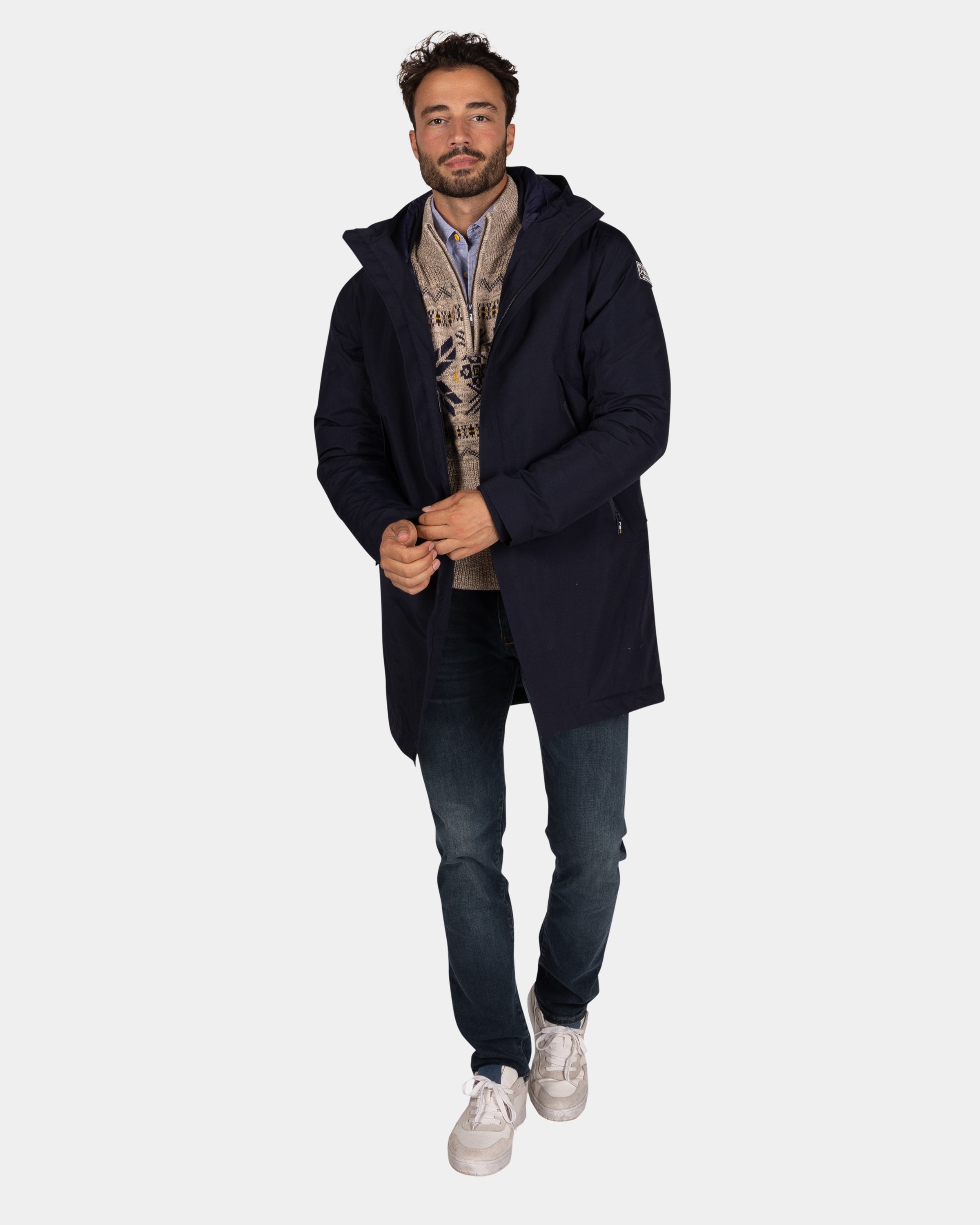 定価5.5万　DAN ダン　 Navy Parka DSTREZZED Asher Parka in Dark Navy | Buster McGee