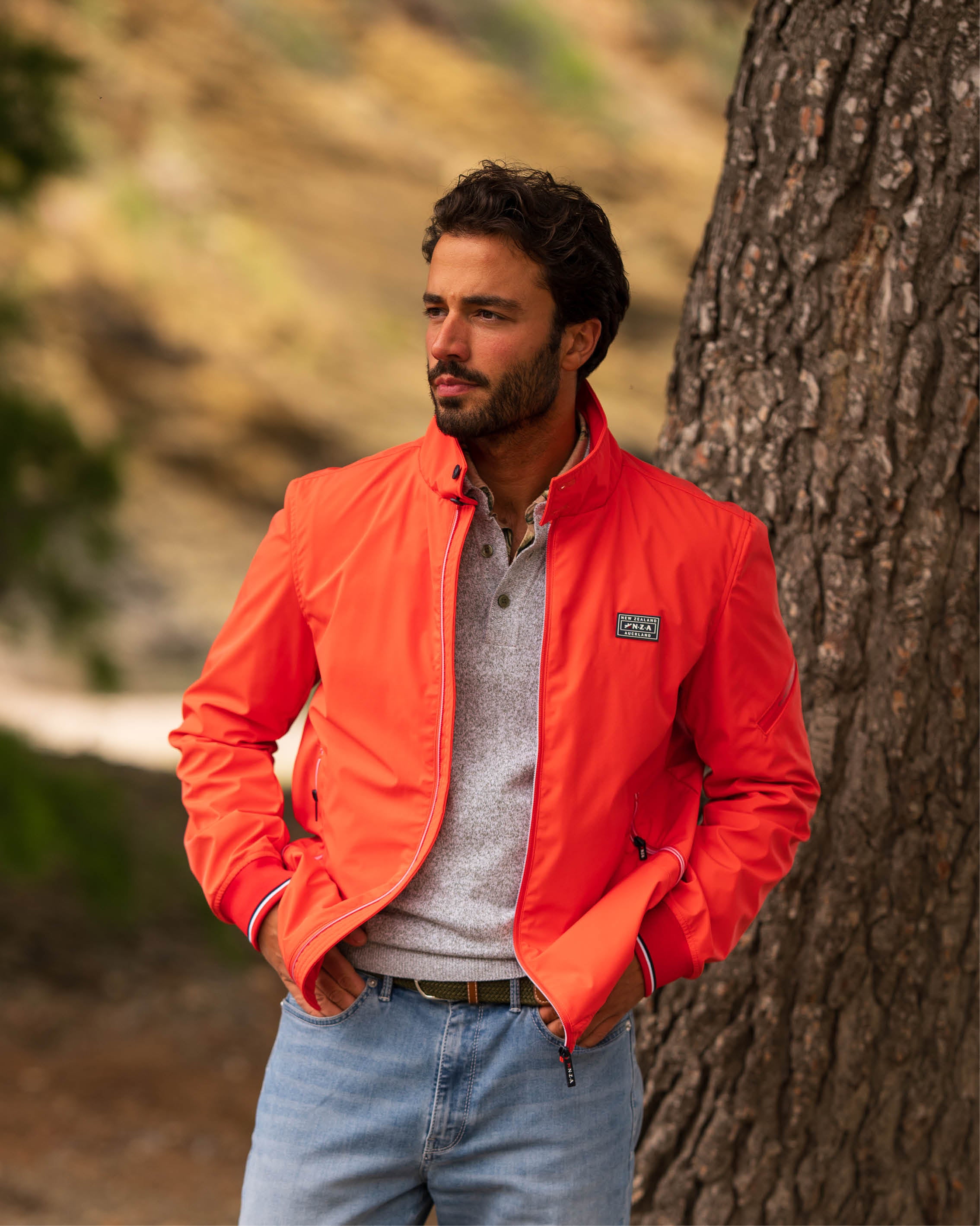 Red stretch jacket | NZA New Zealand Auckland