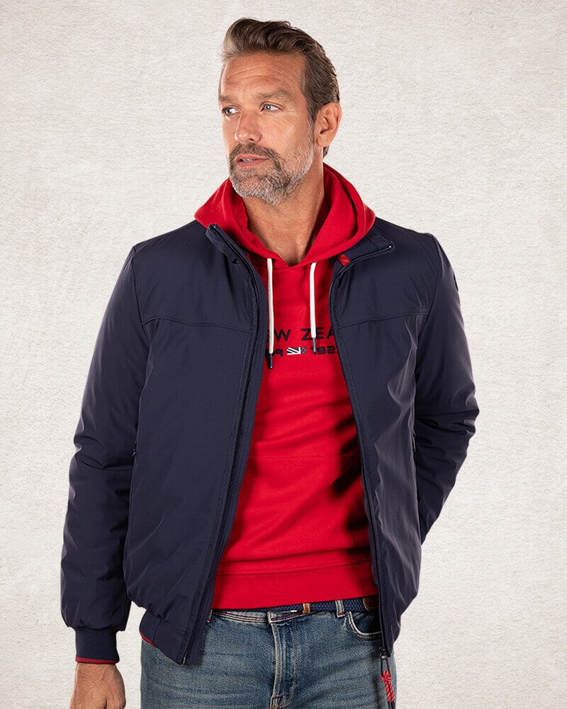 新品未使用TiNY KLASH Low Flash Blue Bomber Waterproof bomberjack Blauw - Pitch navy | NZA New Zealand Auckland