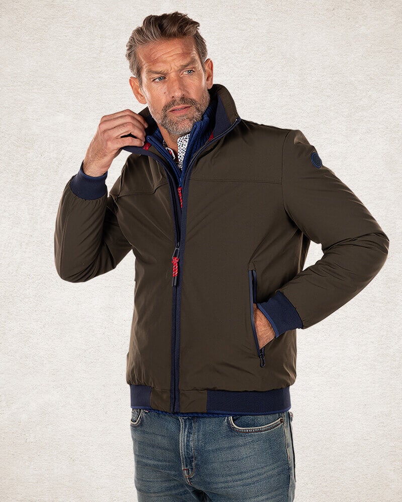 Chaqueta bomber impermeable - Smoked Green | NZA New Zealand Auckland