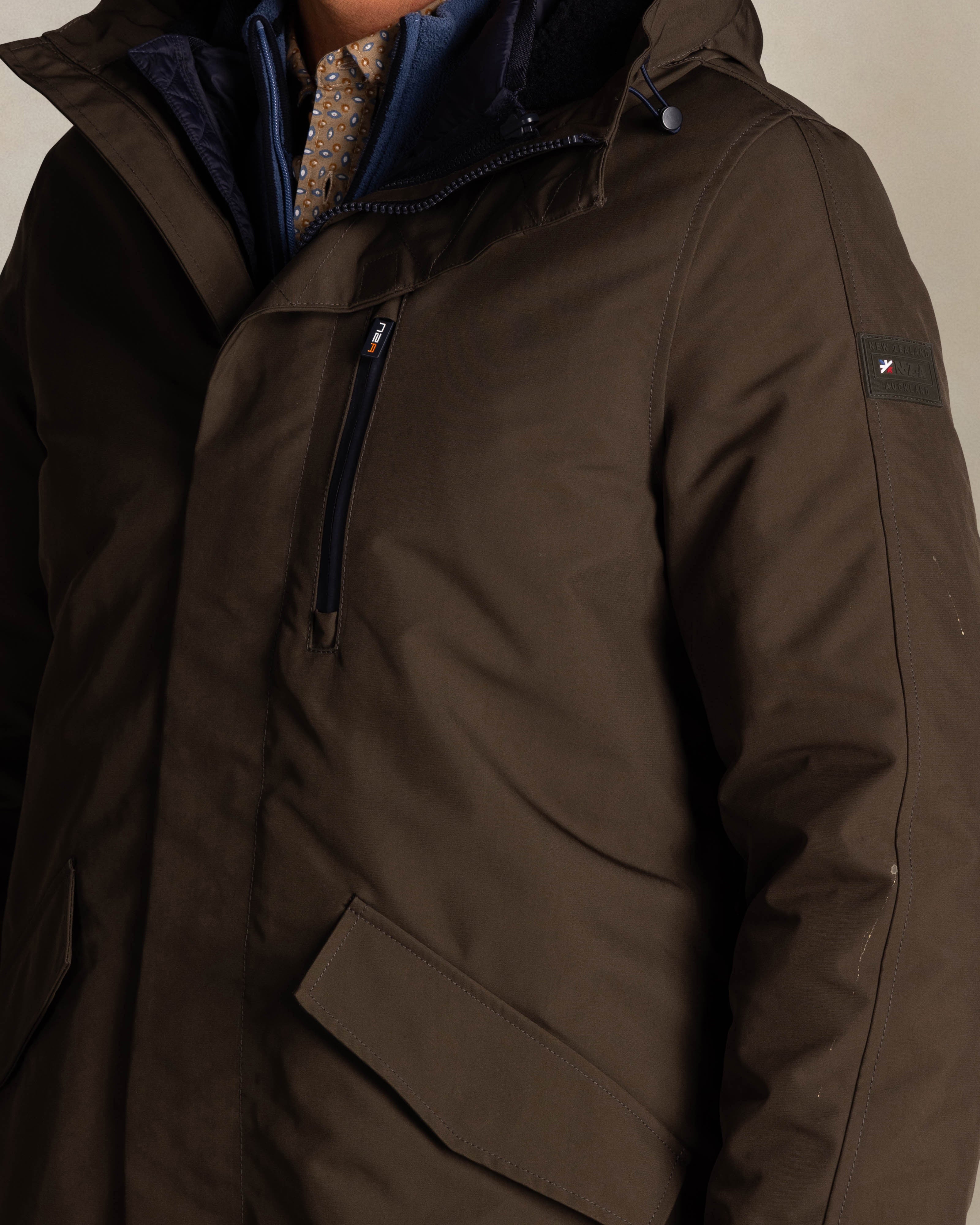 Green parka | NZA New Zealand Auckland