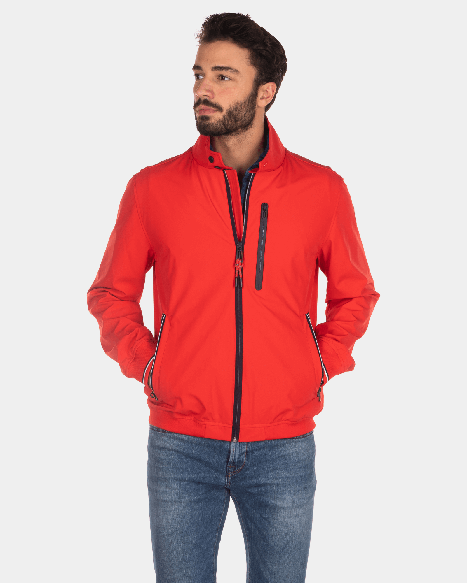 Water-repellent bomber jacket - Orange Red | NZA New Zealand