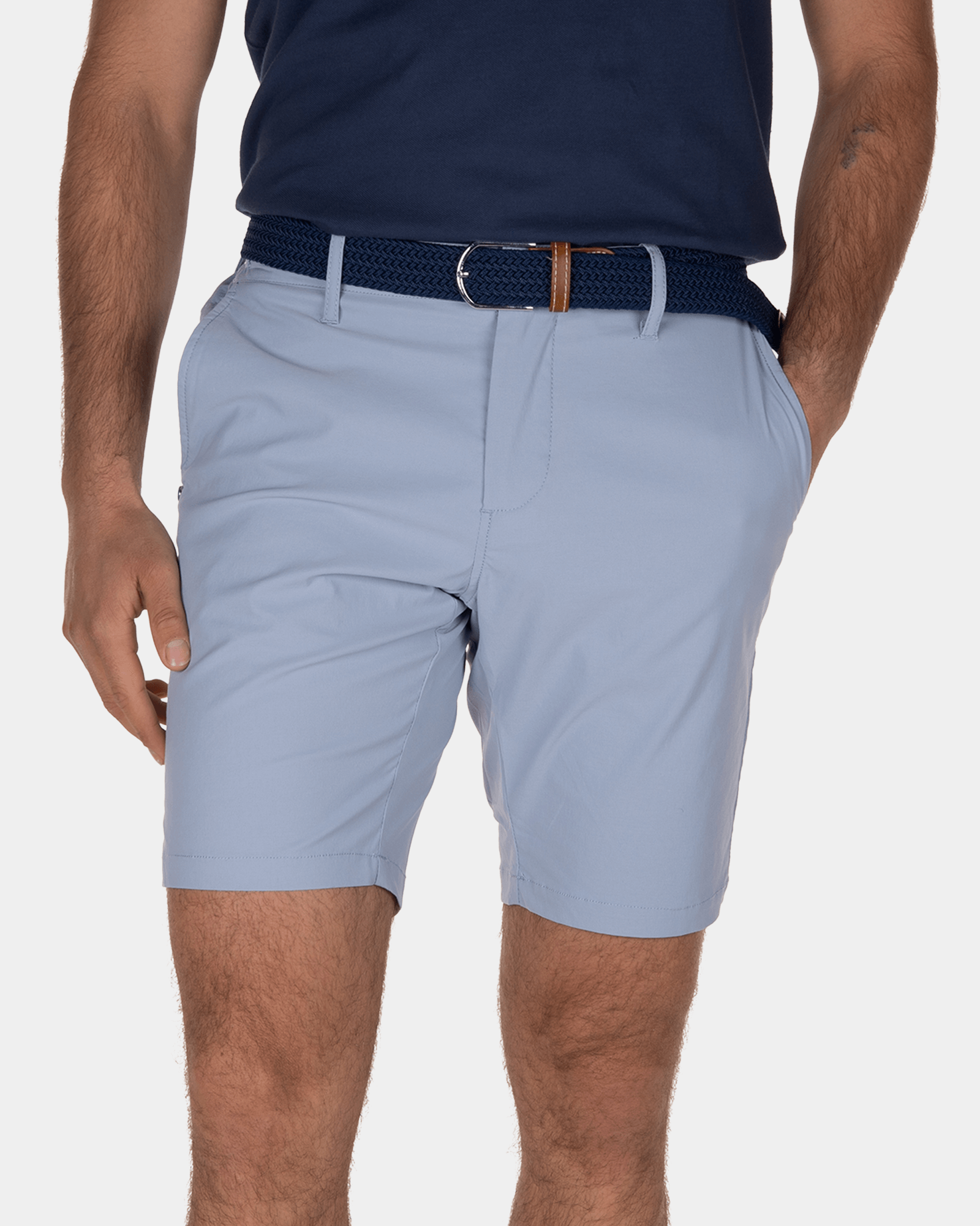 Great Walks stretch short chino - Dusk Blue | NZA New