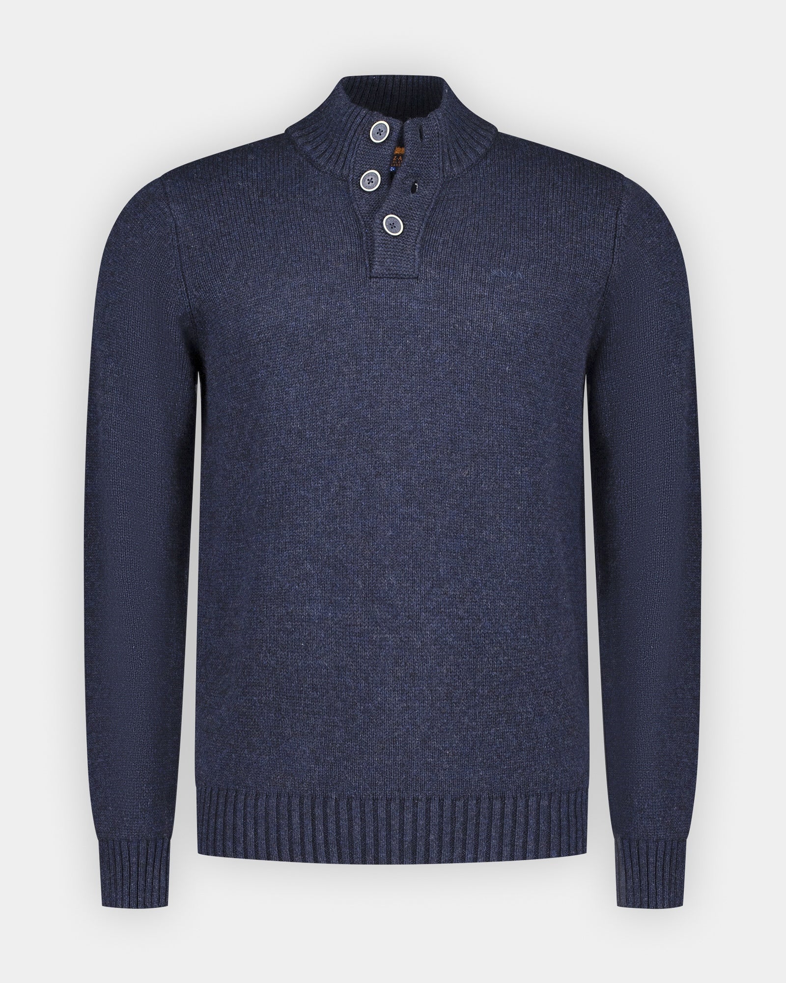 Blaue wollene Pullover mit Knopfleiste | NZA New Zealand Auckland