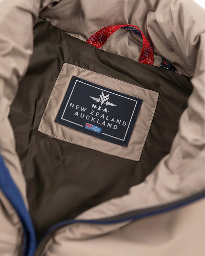 Solid coloured padded vest - Tar Grey | NZA New Zealand Auckland