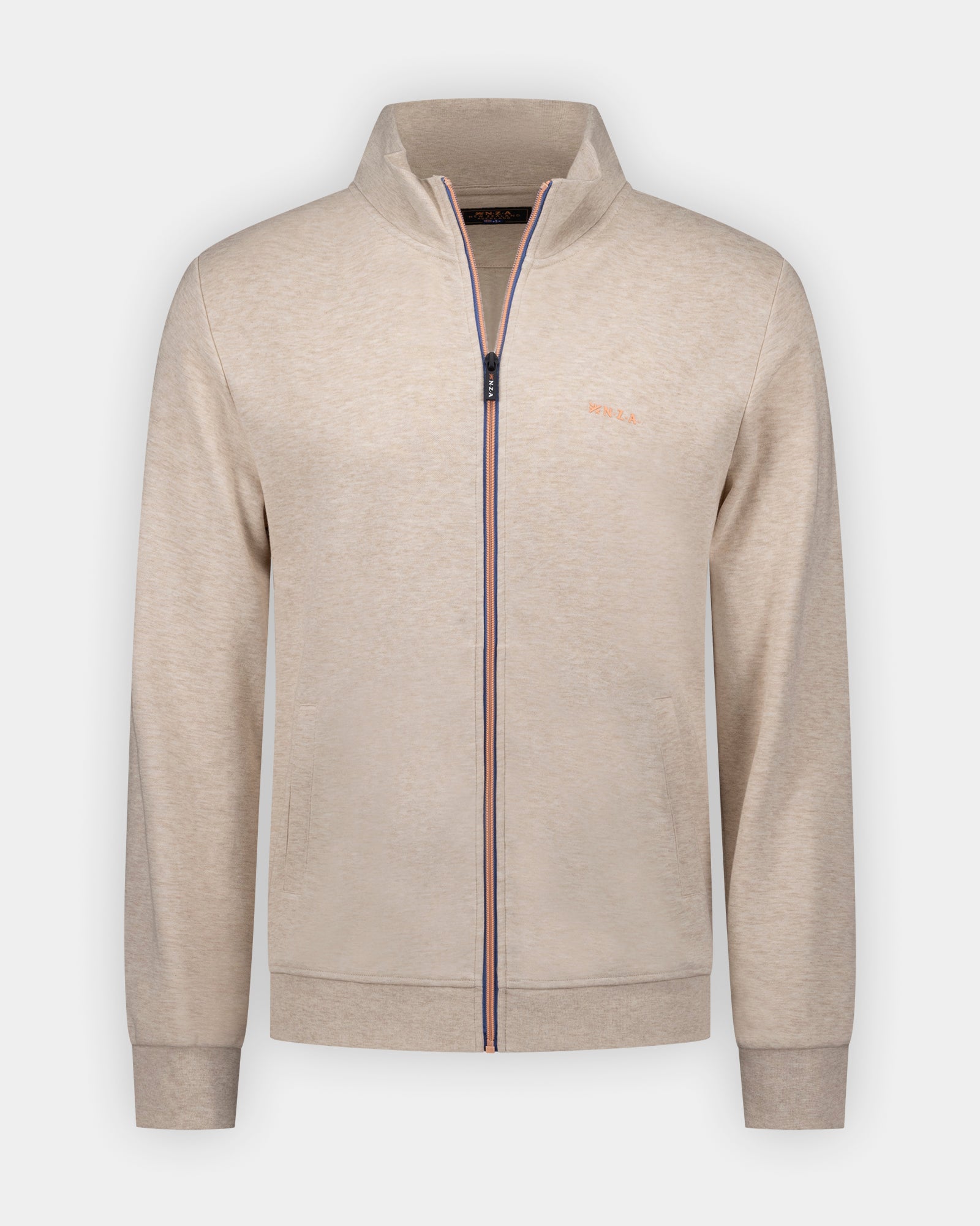 26新作SATUR Fine Half Crewneck Cardigan Ecru cotton sweatshirt cardigan | NZA New Zealand Auckland