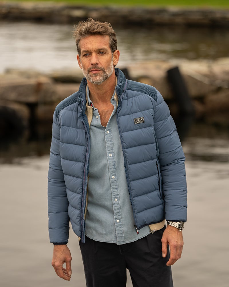 Blue padded jacket | NZA New Zealand Auckland