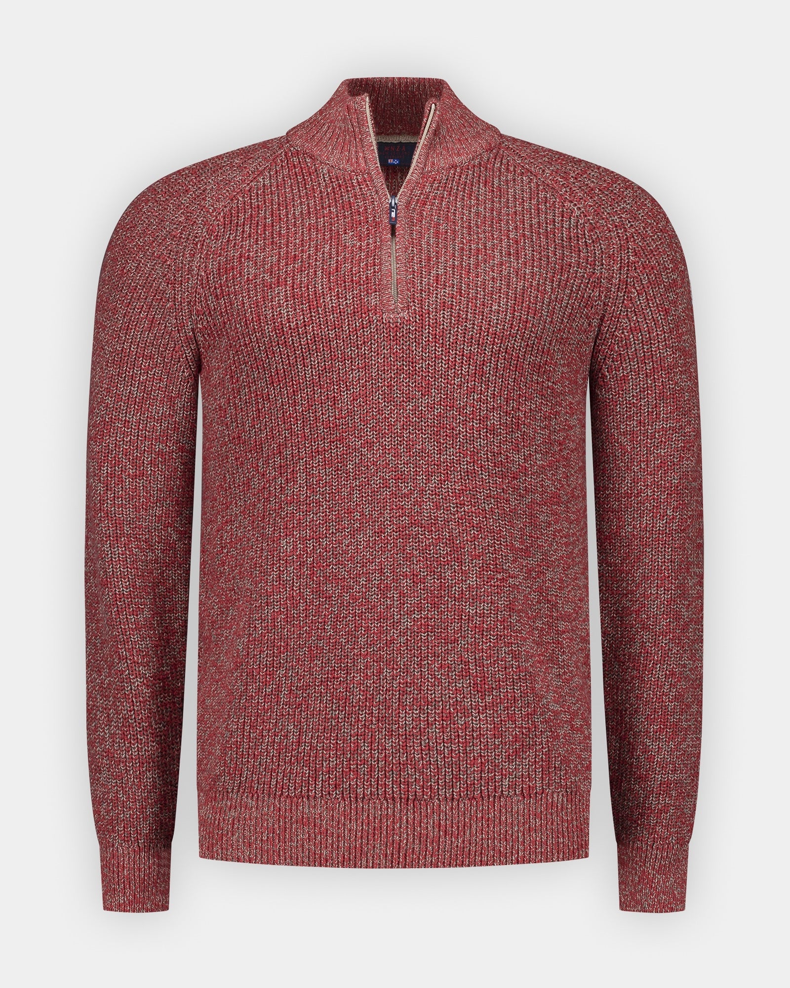 Rode katoenen half zip trui | NZA New Zealand Auckland